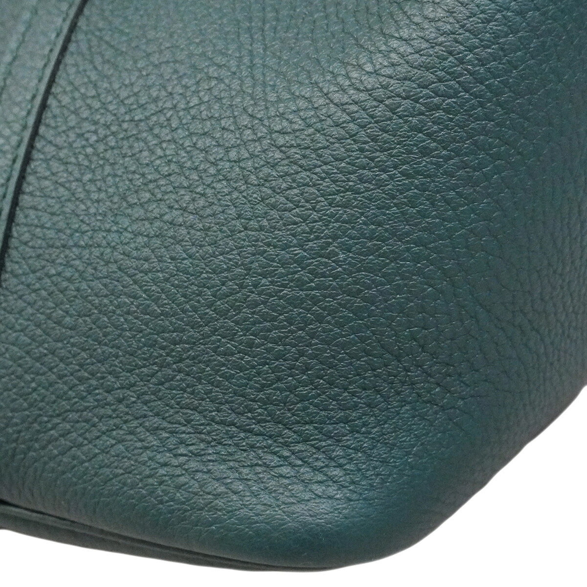 Hermes Green Taurillon Clemence Leather Handbag (Pre-Owned)