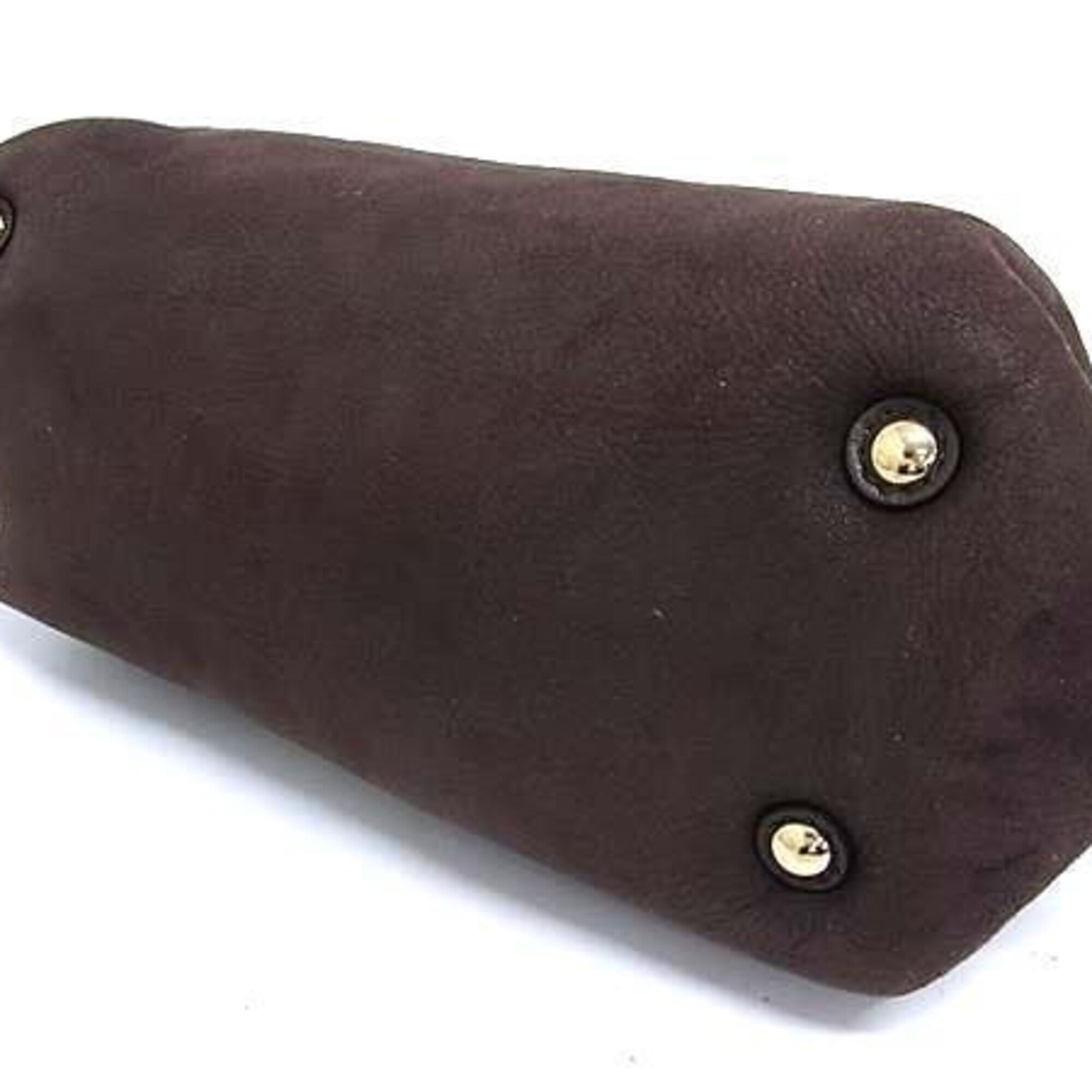 Salvatore Ferragamo Brown Leather Handbag Shoulder Bag (Pre-Owned)