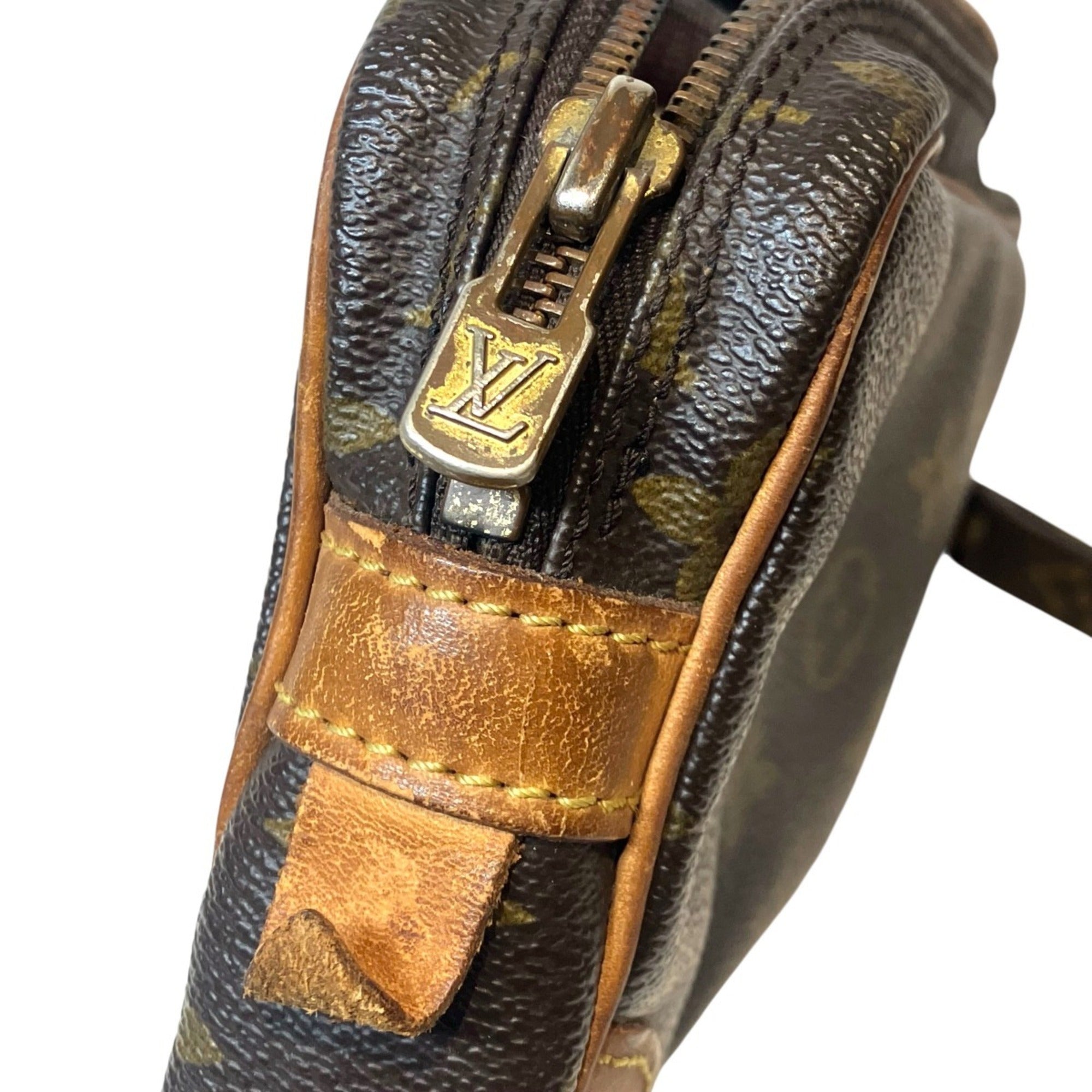 Louis Vuitton Brown Galle Monogram Leather Clutch Bag (Pre-Owned)