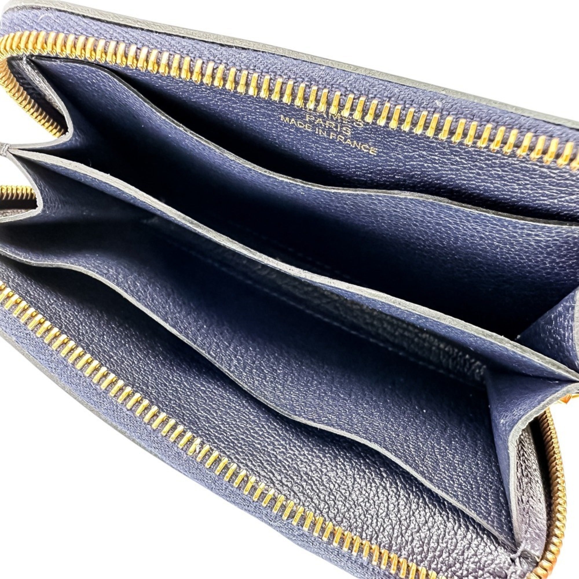 Hermes Blue Nuit Coin Purse/Coin Case (Pre-Owned)