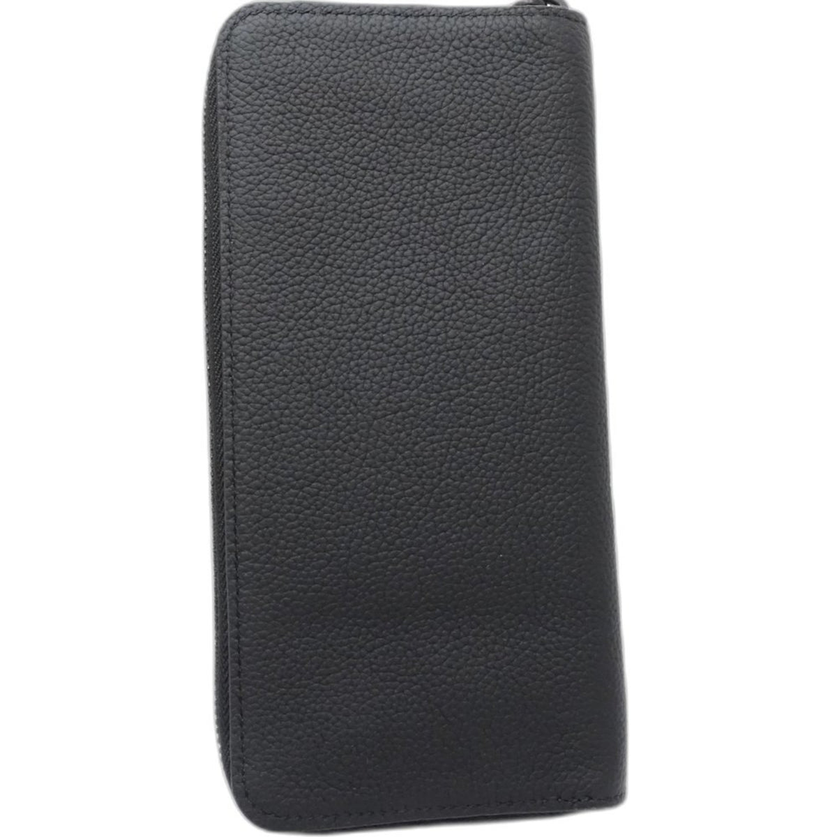 Louis Vuitton Noir Leather Long Wallet (Bi-Fold) (Pre-Owned)