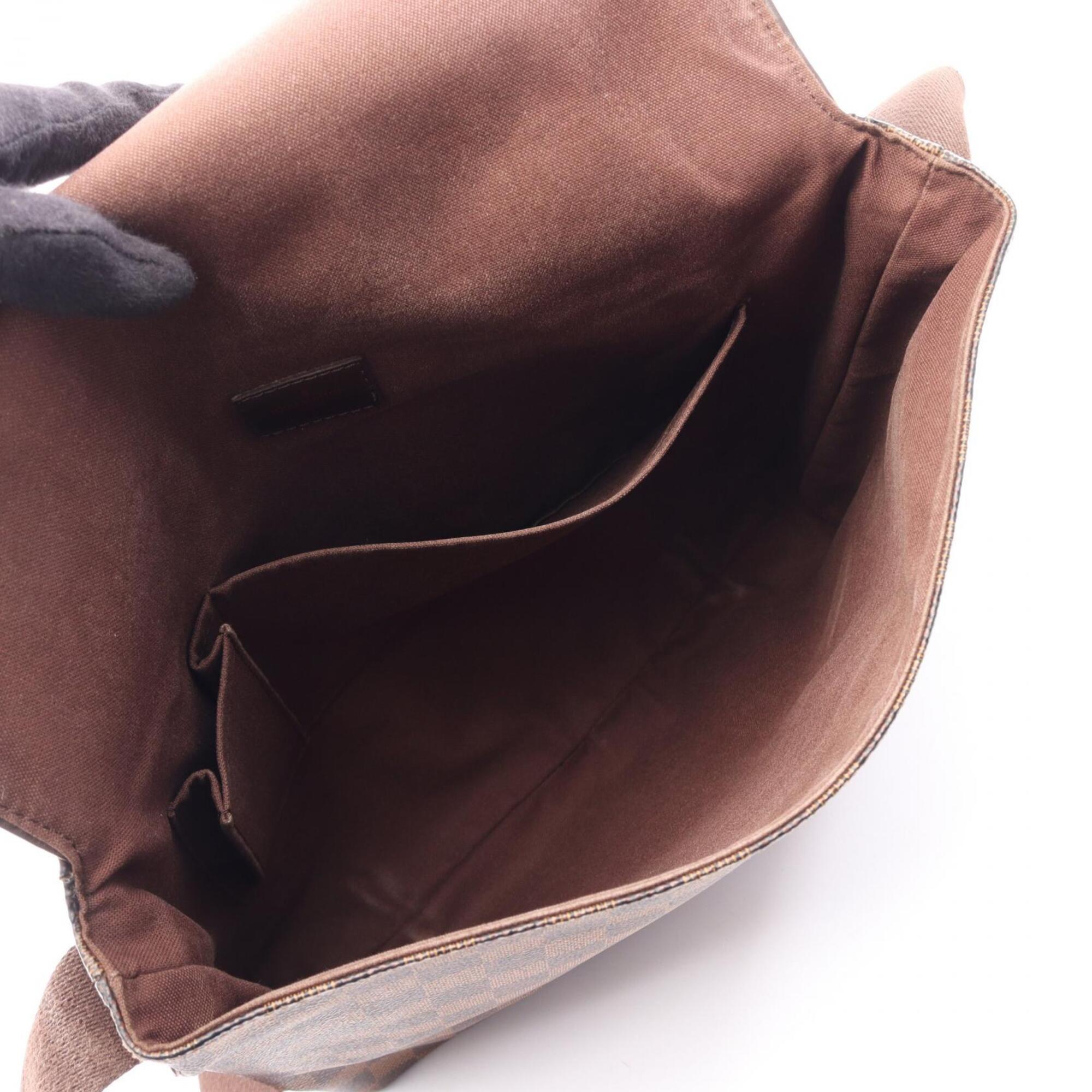 Louis Vuitton Brown Coated Canvas Pvc Leather Handbag Shoulder Bag (Pre-Owned)