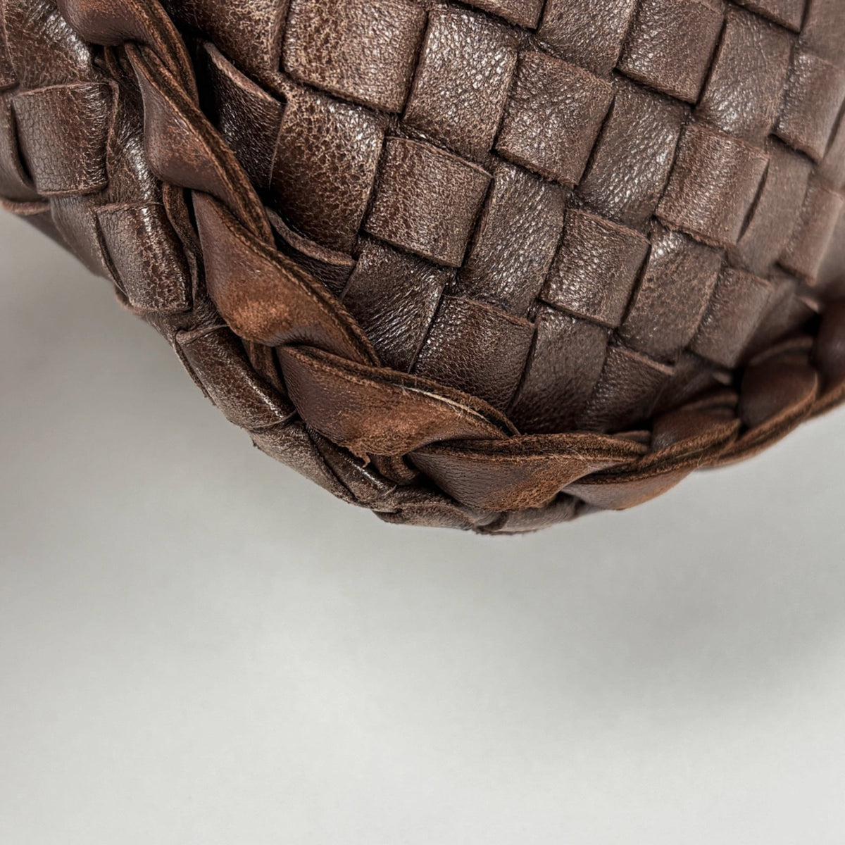 Bottega Veneta Brown Leather Shoulder Bag (Pre-Owned)