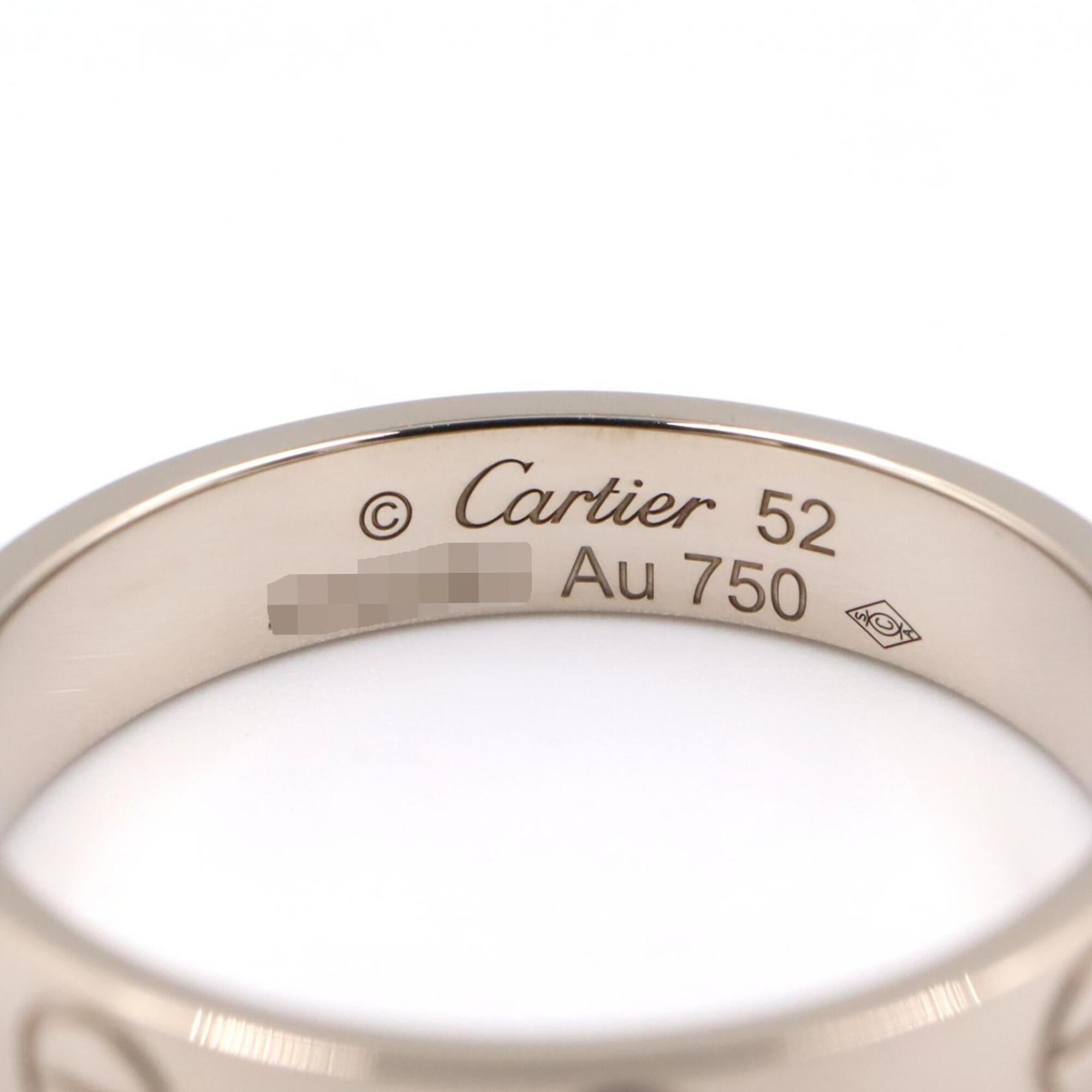 Cartier Silver White Gold (18K) Band Ring (Pre-Owned)
