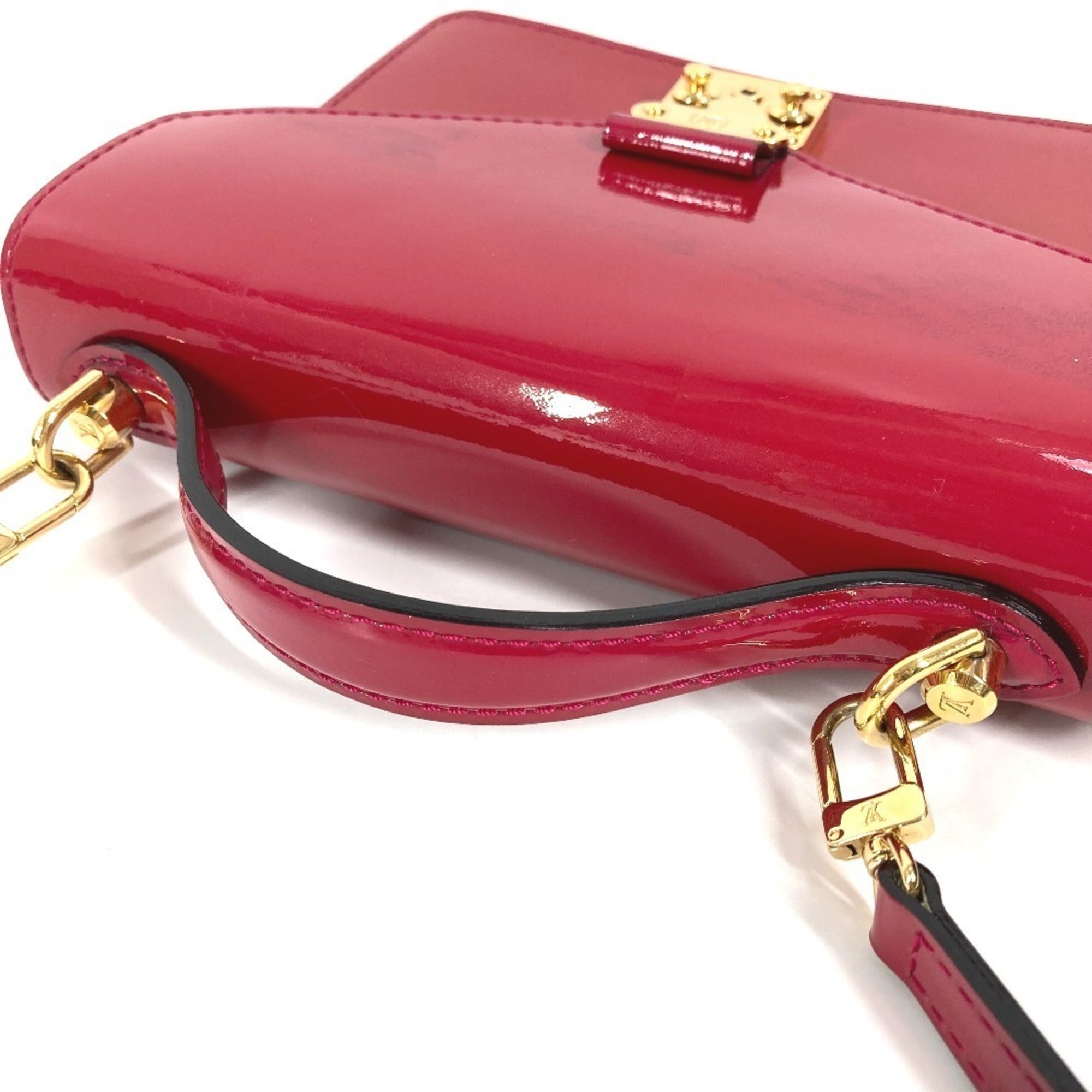 Louis Vuitton Indian Rose Purple Monogram Vernis Handbag Shoulder Bag (Pre-Owned)