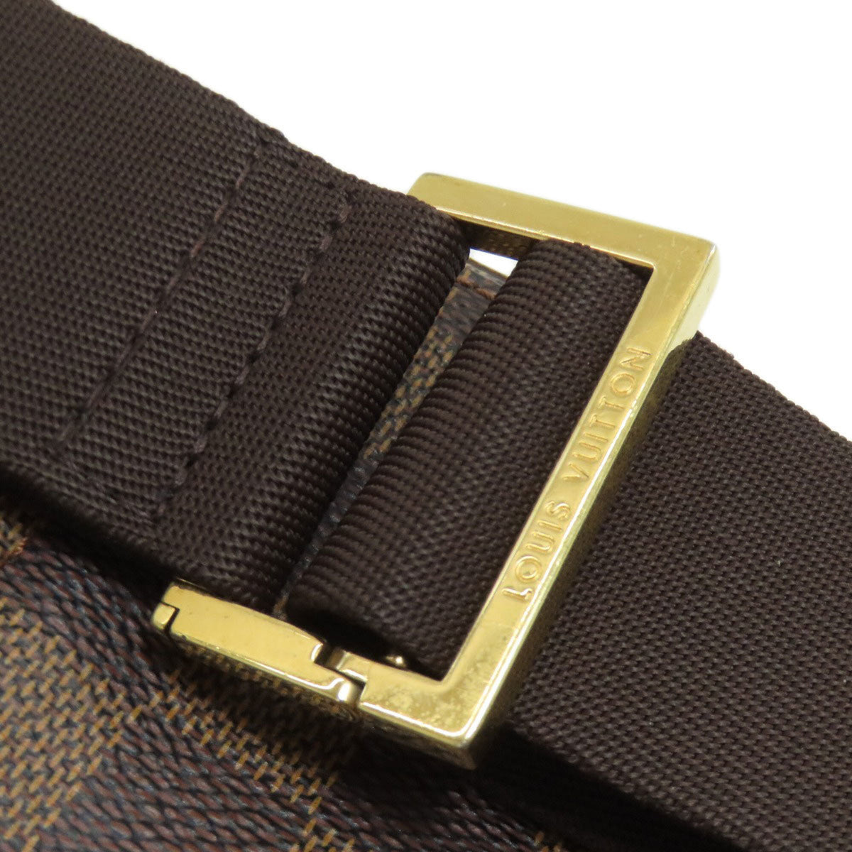 Louis Vuitton Damier Canvas Ebene Damier Canvas Sling Bag (Pre-Owned)