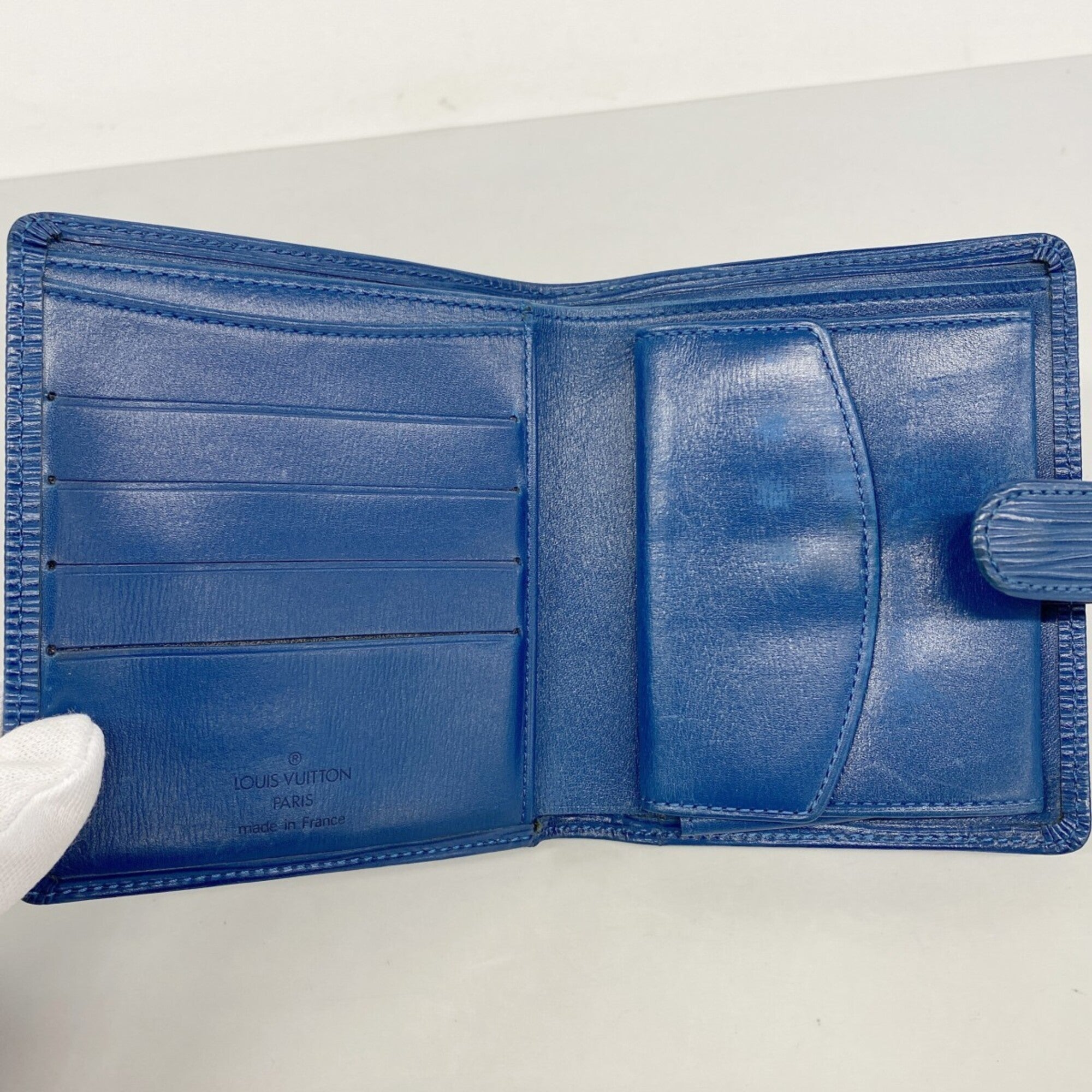 Louis Vuitton Toledo Blue Wallet (Bi-Fold) (Pre-Owned)
