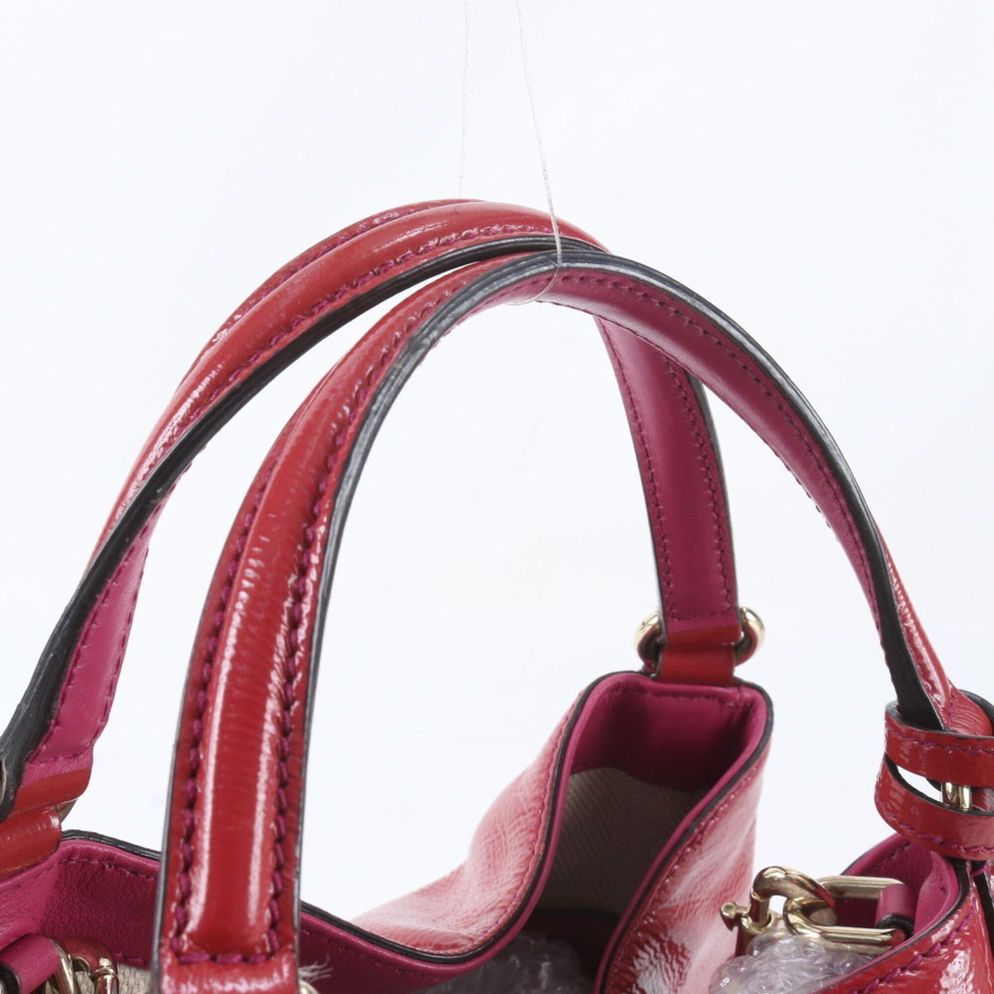 Gucci Soho Pink Leather Handbag Shoulder Bag (Pre-Owned)