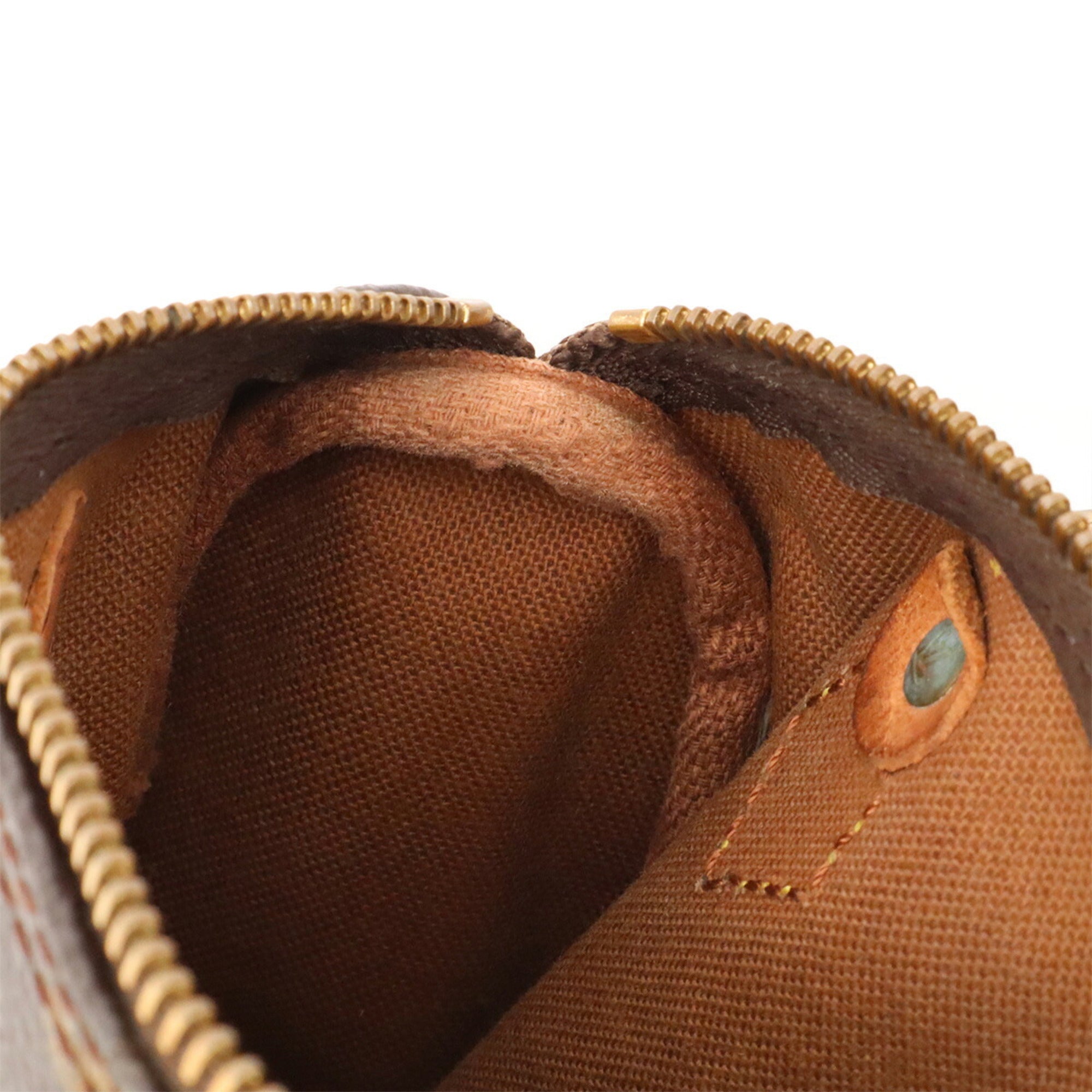 Louis Vuitton Brown Monogram Mini Handbag Pouch (Pre-Owned)