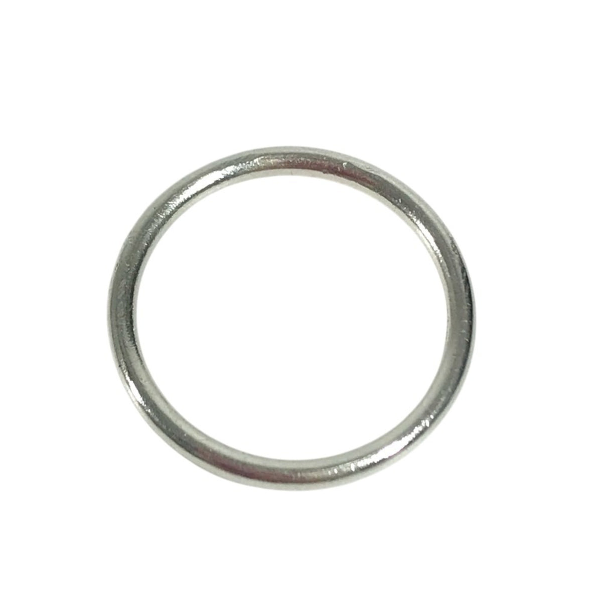 Tiffany Silver Platinum 950 Band Ring (Pre-Owned)