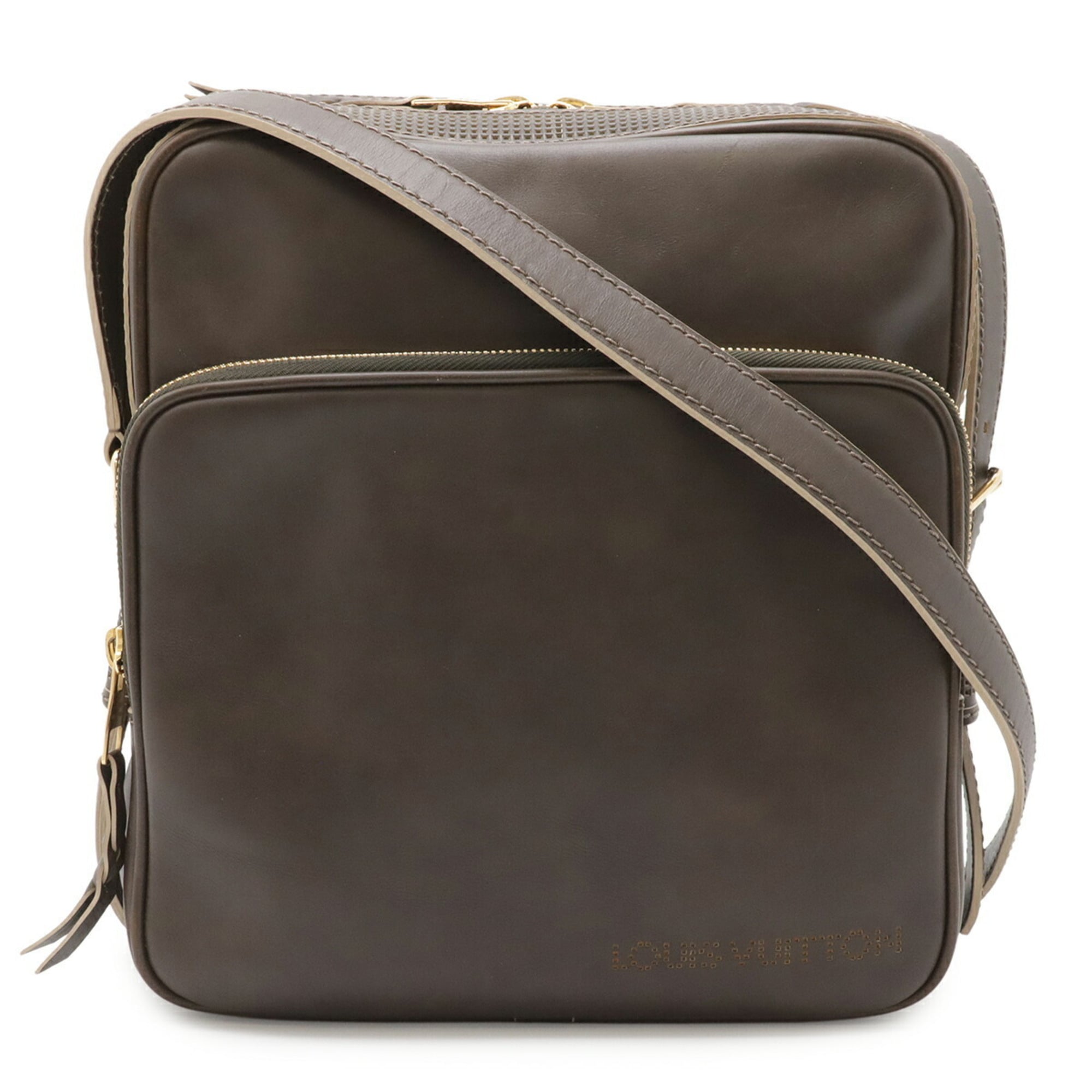 Louis Vuitton Brown Leather Shoulder Bag (Pre-Owned)
