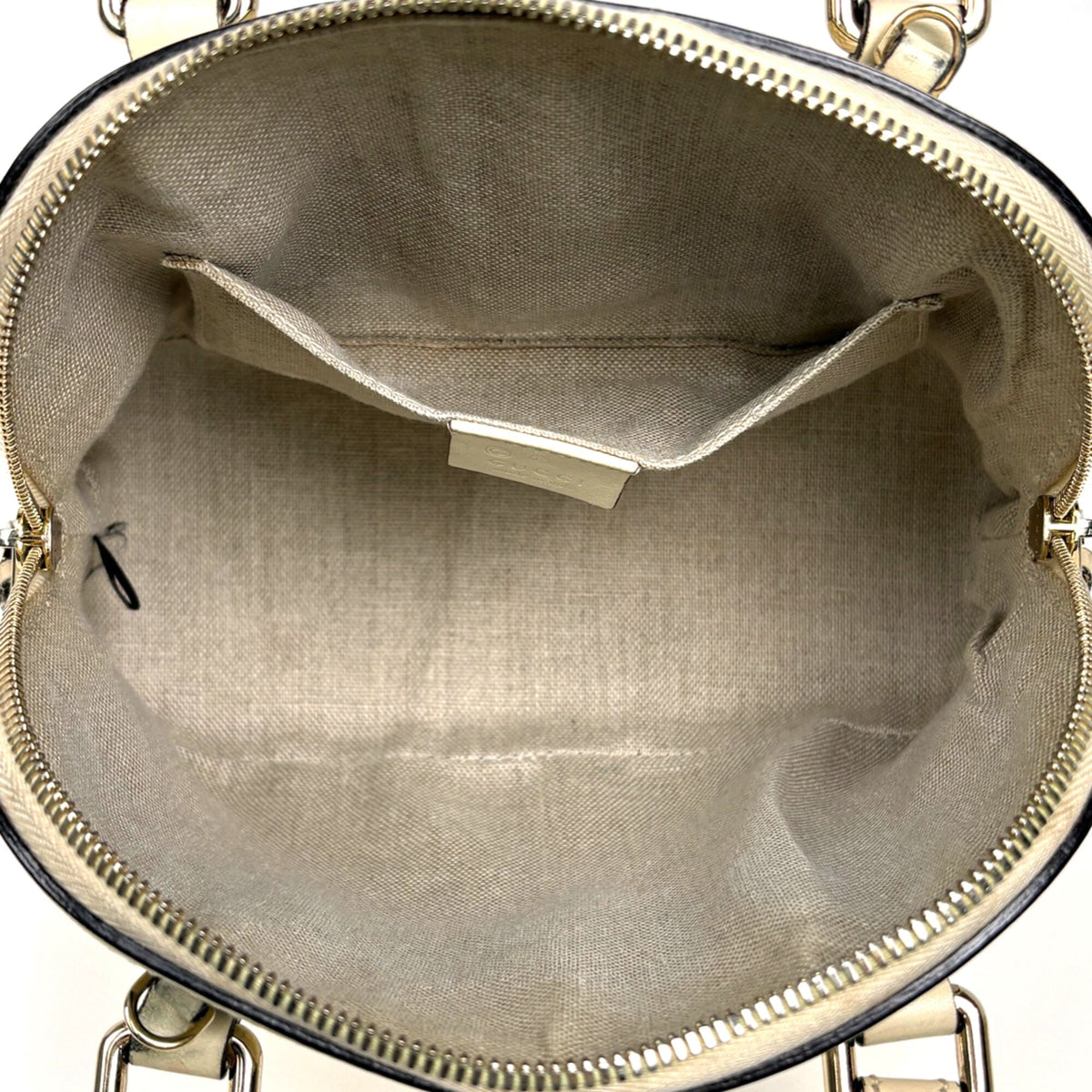 Gucci White Leather Handbag (Pre-Owned)