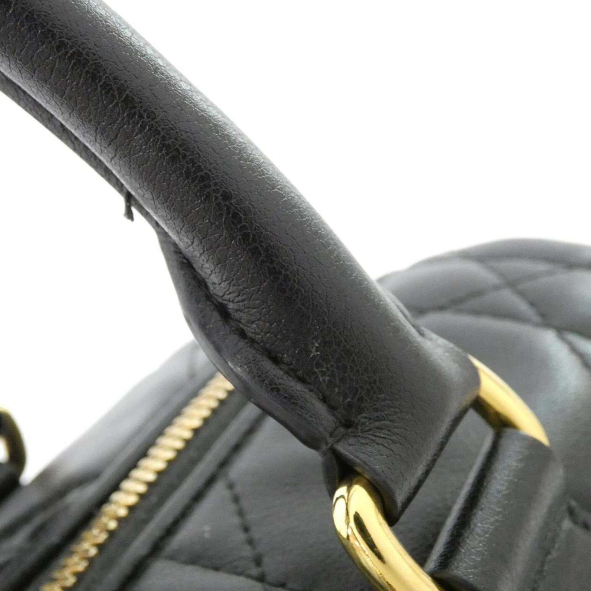 Christian Dior Black Leather Handbag (Pre-Owned)