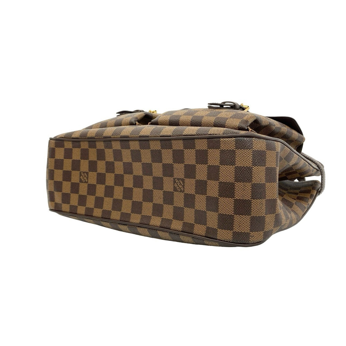Louis Vuitton Brown Leather Pvc Handbag Shoulder Bag Tote Bag (Pre-Owned)