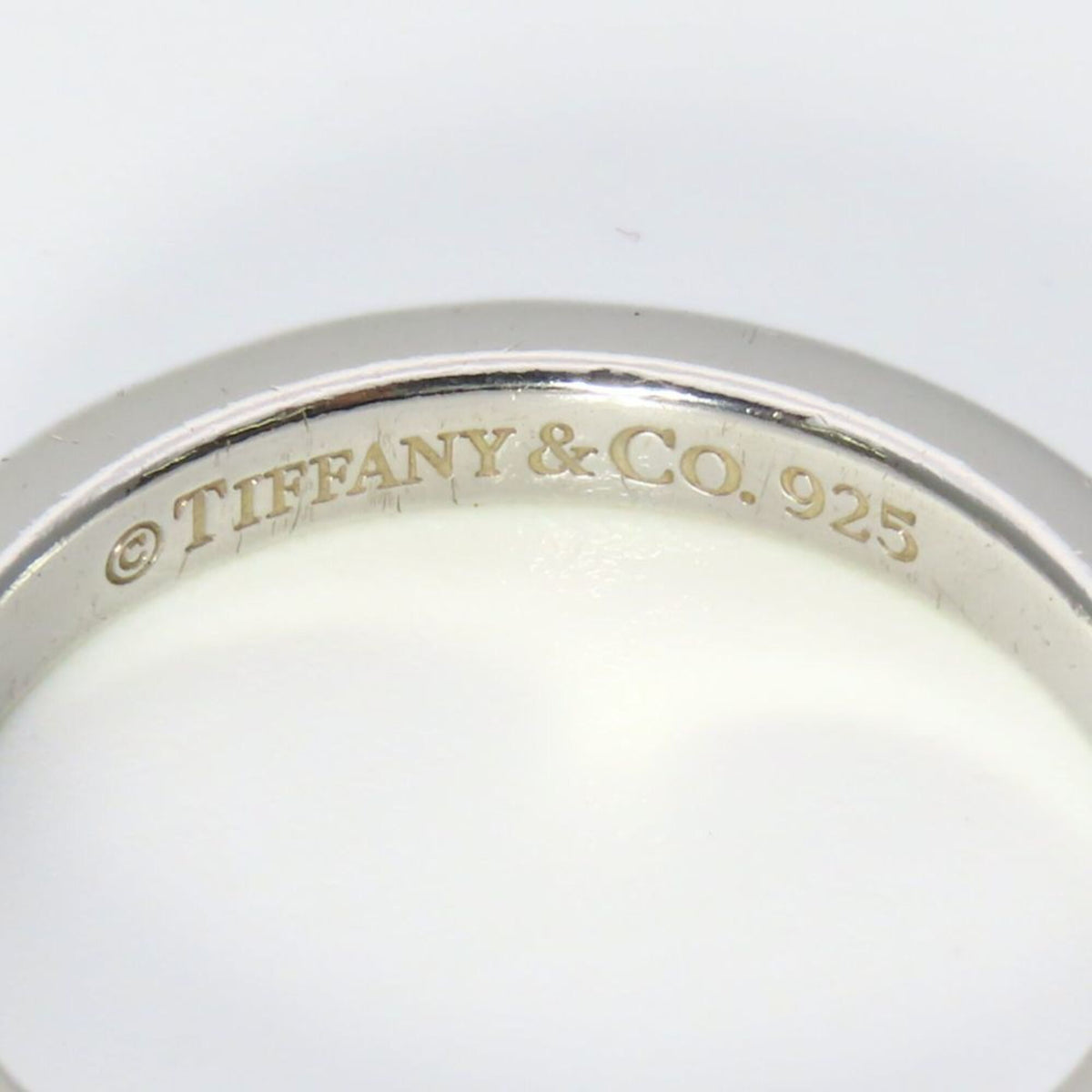 Tiffany Silver Silver 925 Band Ring (Pre-Owned)