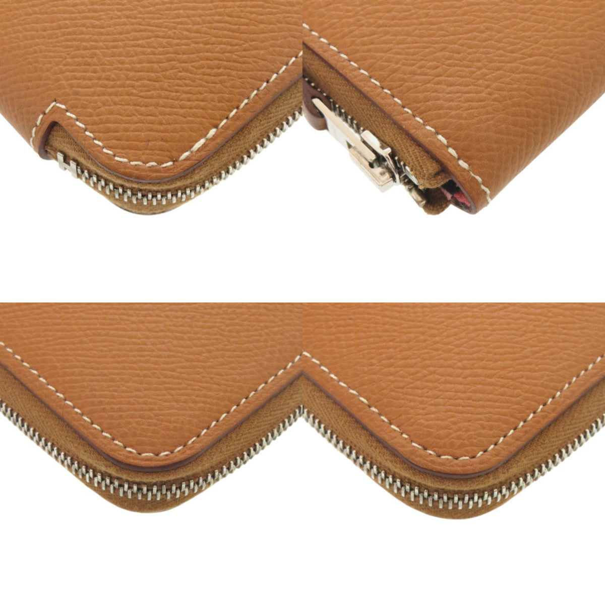 Hermes Brown Epsom Leather Coin Purse/Coin Case (Pre-Owned)