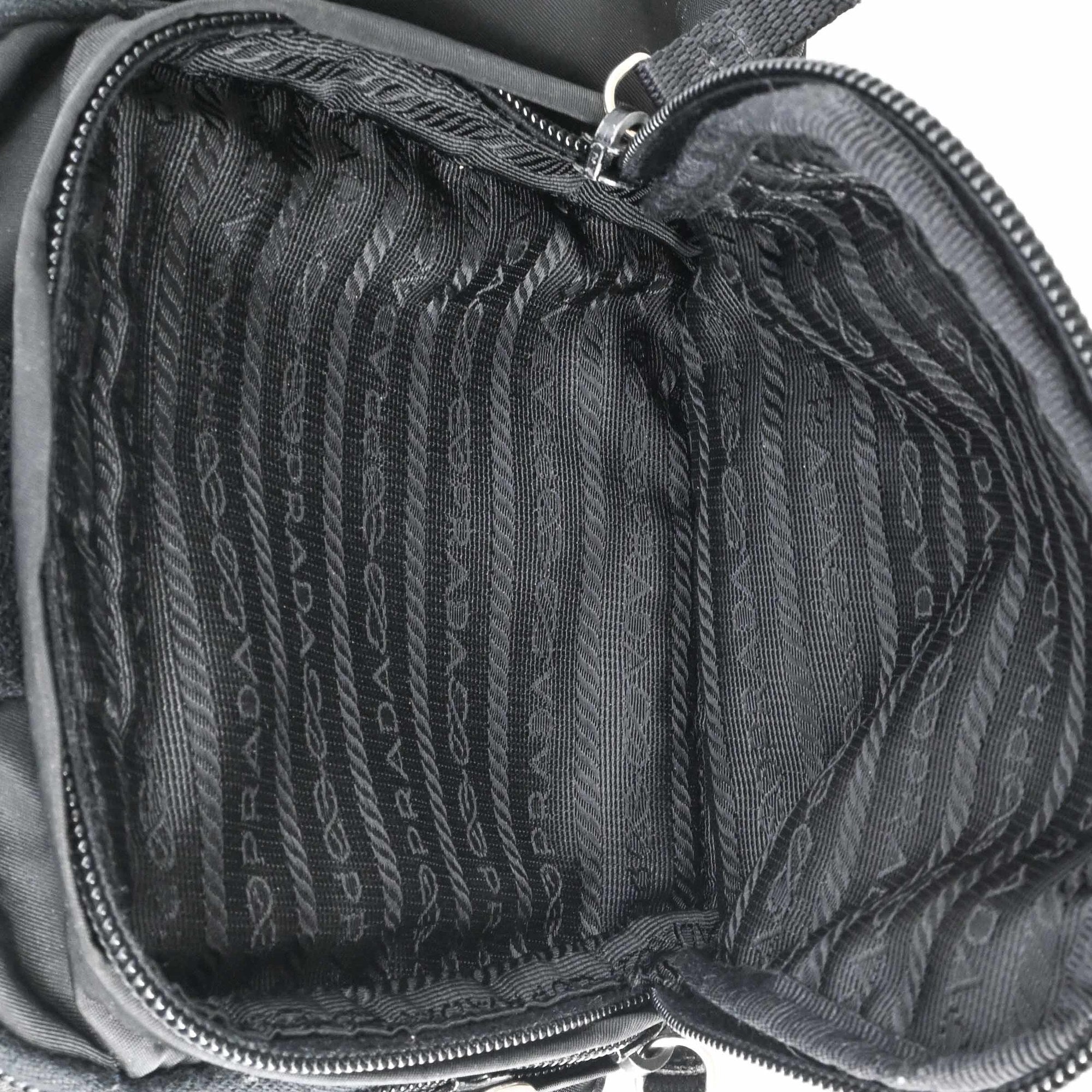Prada Black Nylon Sling Bag (Pre-Owned)