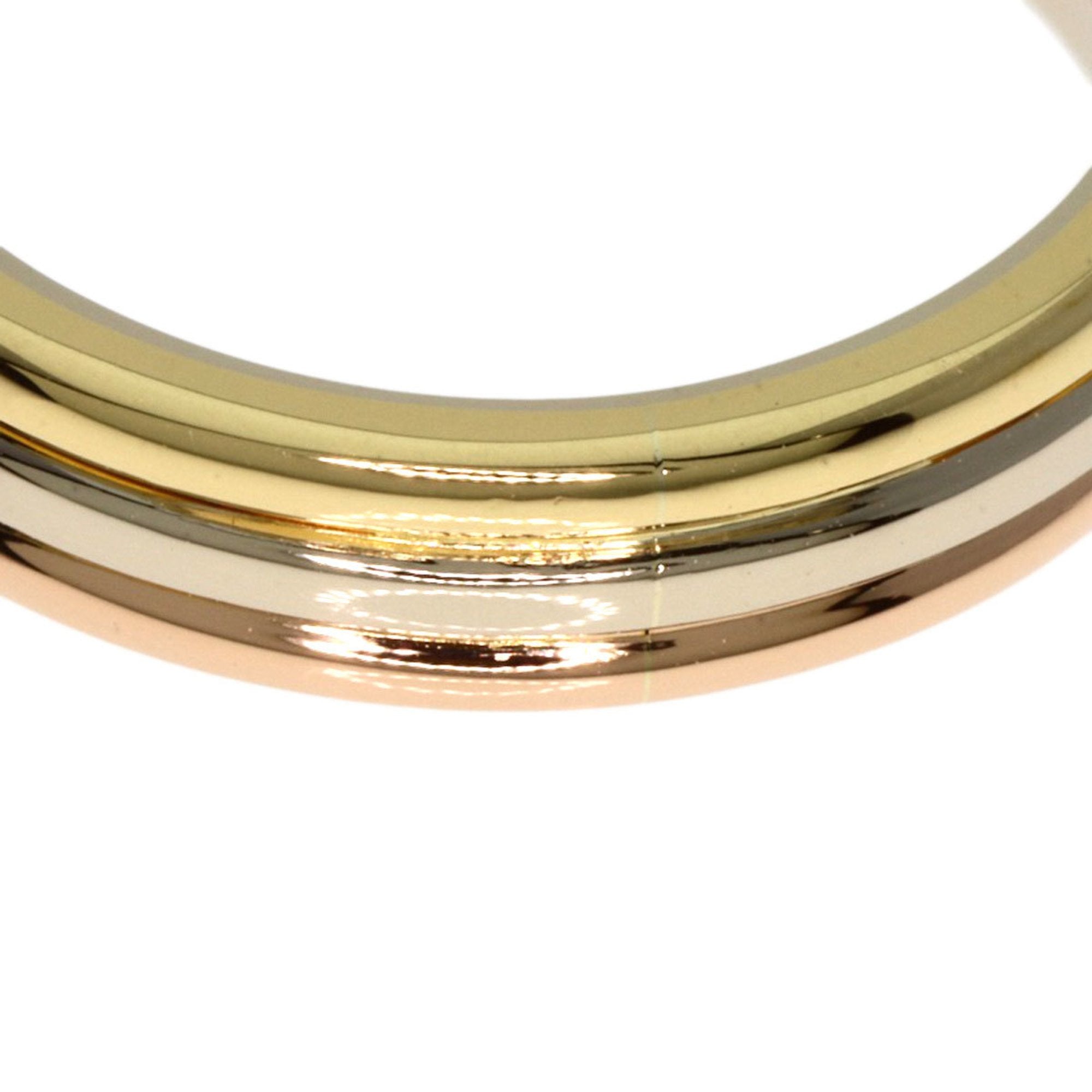 Cartier Pink White Yellow Band Ring (Pre-Owned)