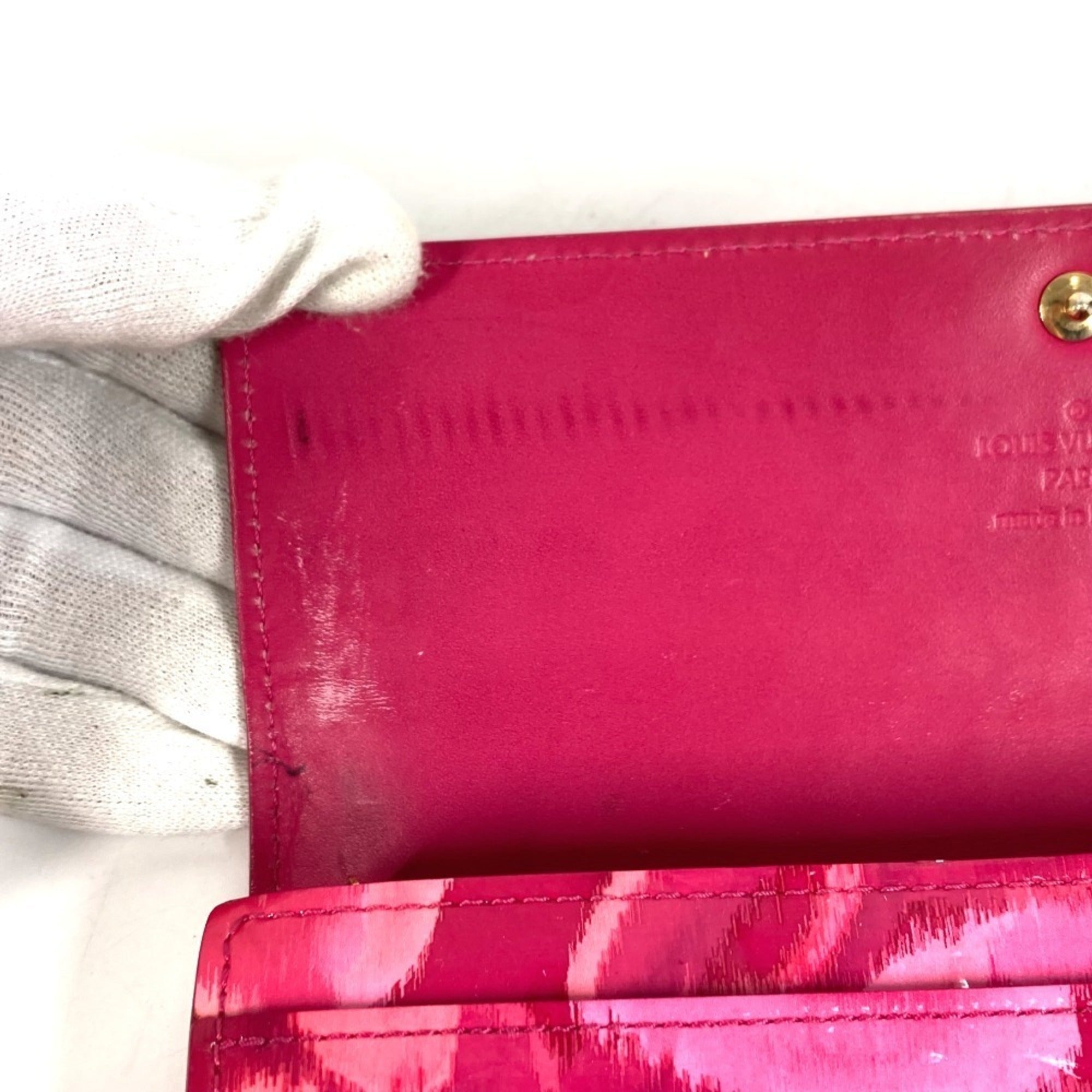 Louis Vuitton Galle Pink Long Bill Wallet (Bi-Fold) (Pre-Owned)