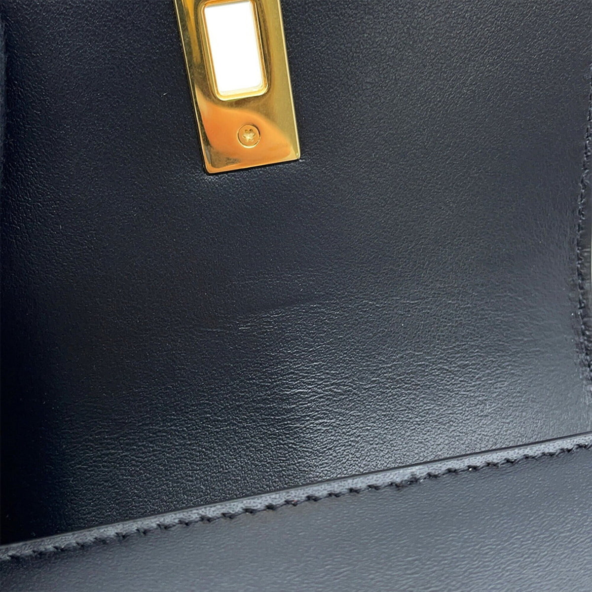 Celine Black Leather Wallet (Tri-Fold) (Pre-Owned)