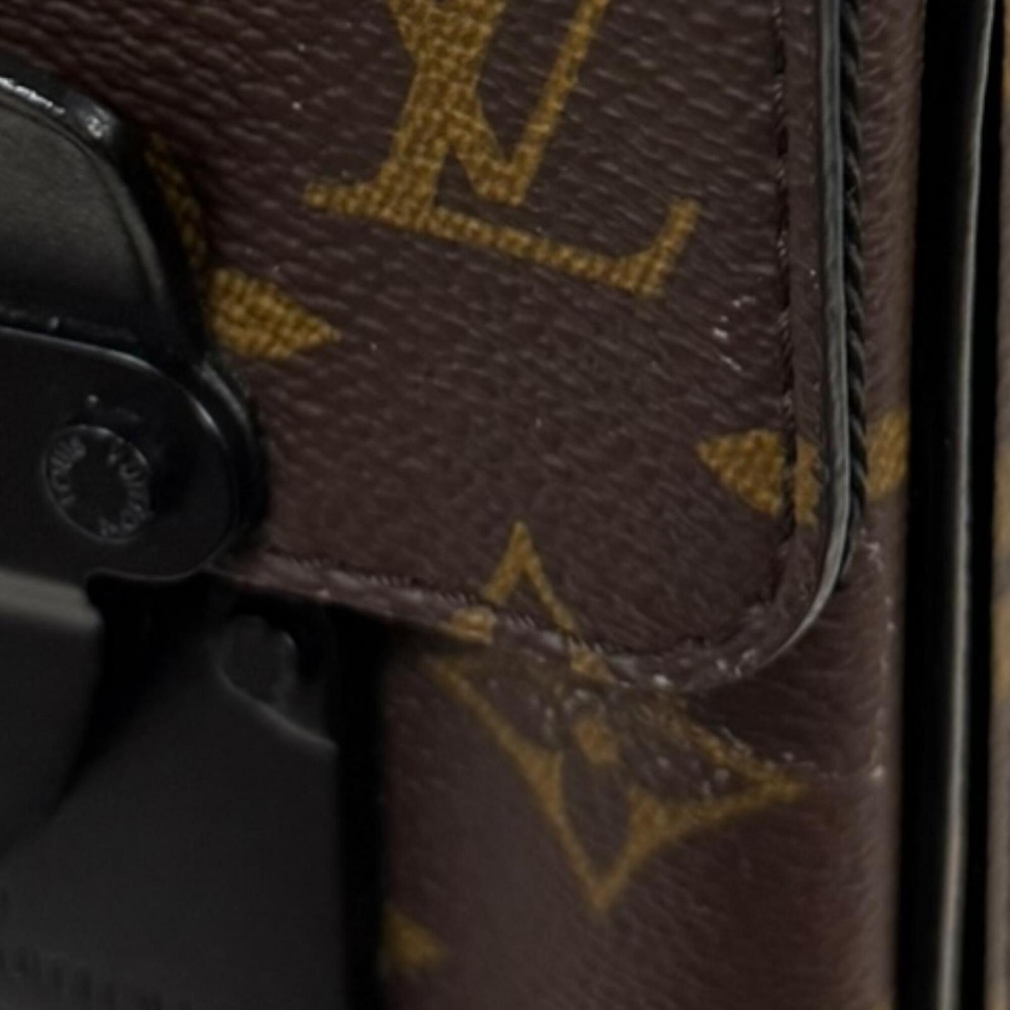 Louis Vuitton Monogram Macassar Black Brown Shoulder Bag (Pre-Owned)