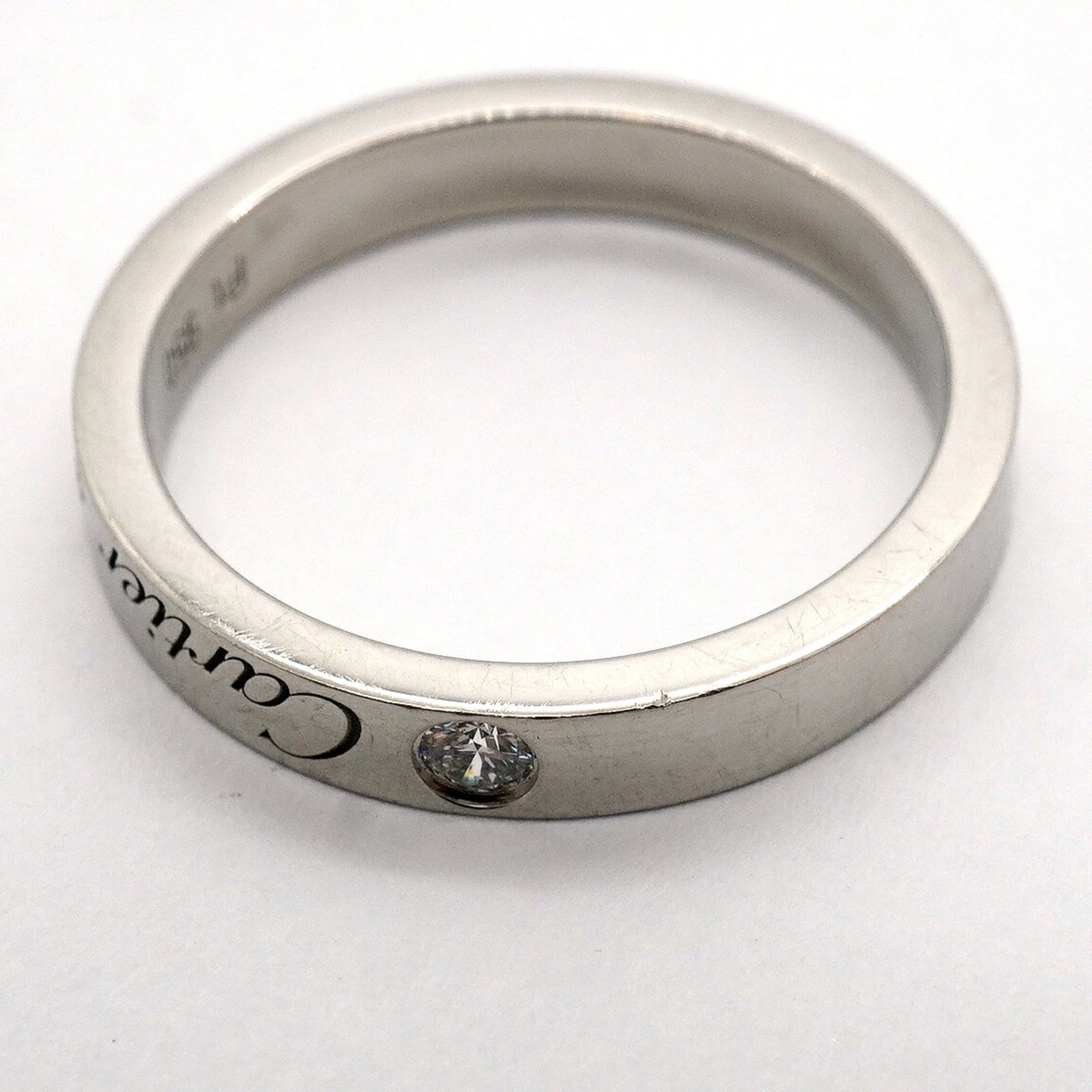 Cartier Platinum 950 Band Ring (Pre-Owned)