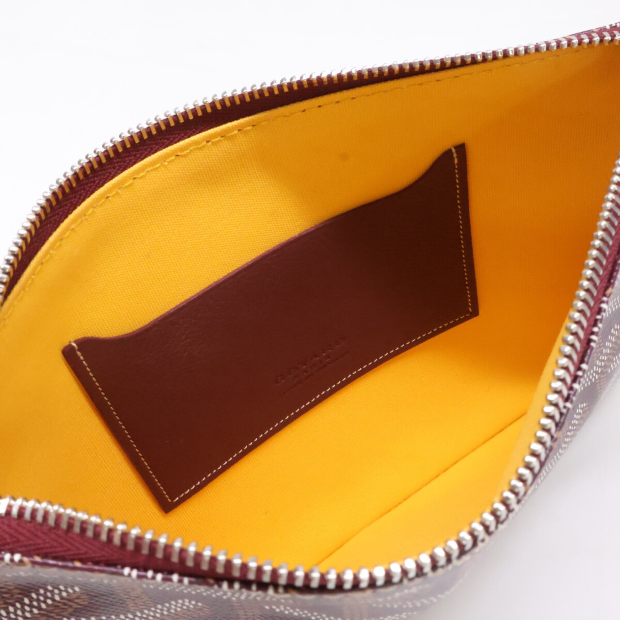 Goyard Burgundy Pvc Clutch Bag Pouch (Pre-Owned)