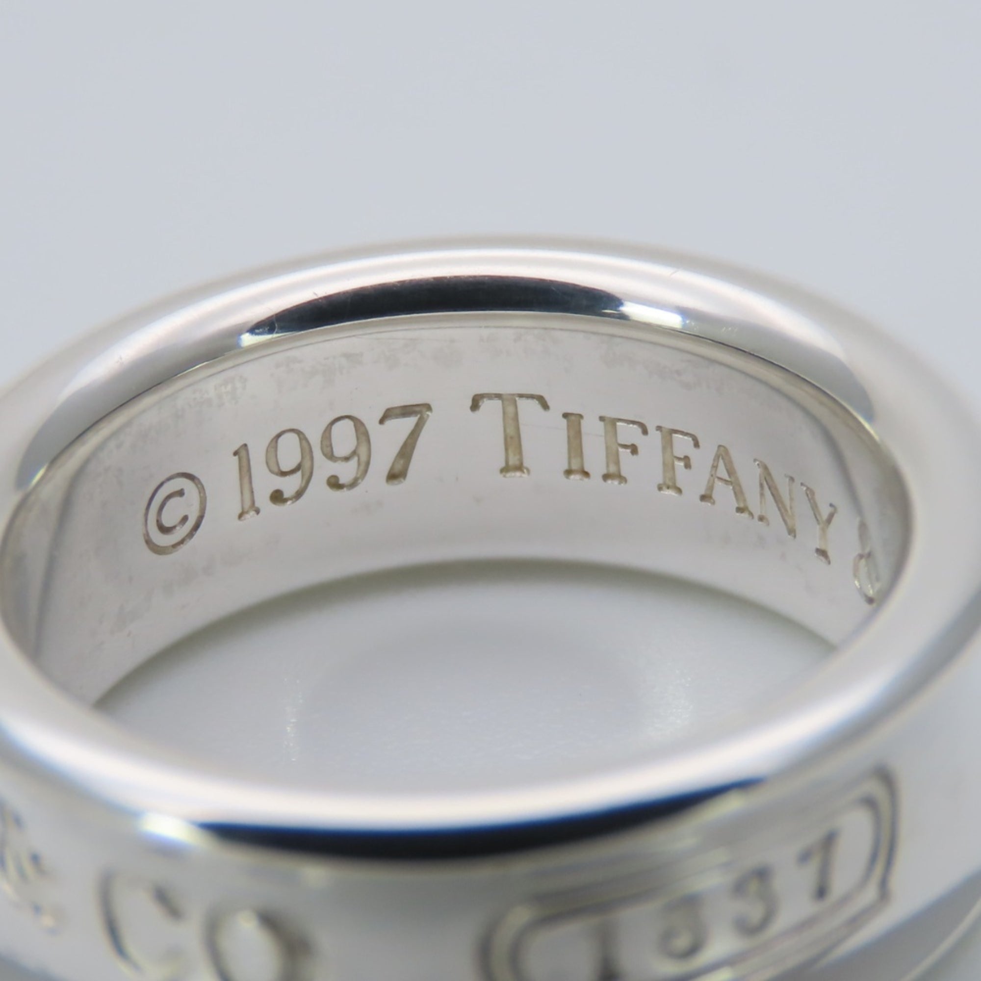 Tiffany Silver Silver 925 Band Ring (Pre-Owned)