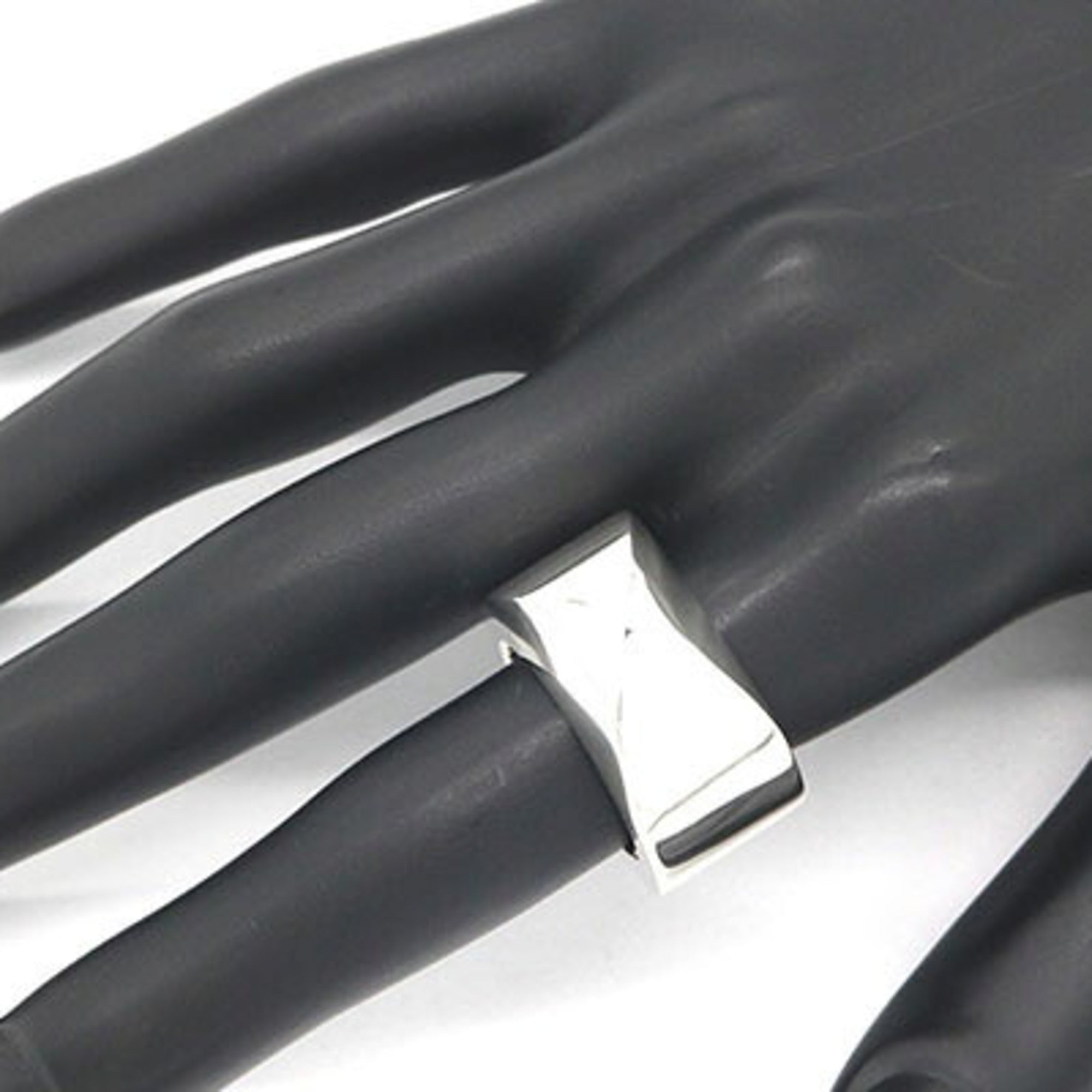 Hermes Medor Sterling Silver 925 Band Ring (Pre-Owned)