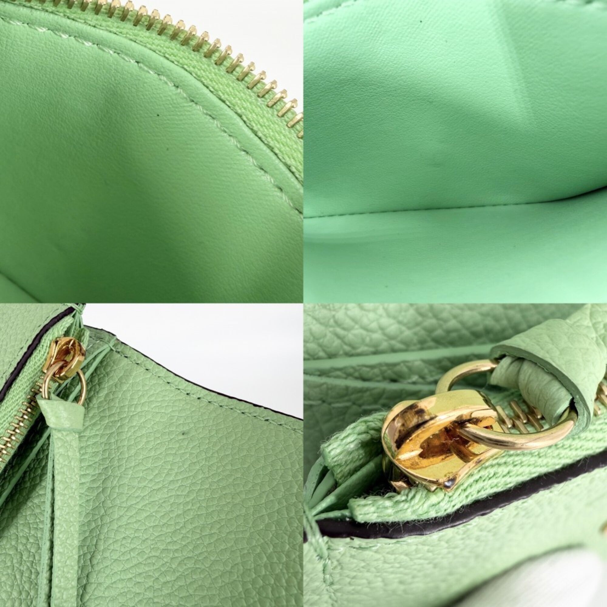 Louis Vuitton Green Monogram Empreinte Wallet (Bi-Fold) (Pre-Owned)