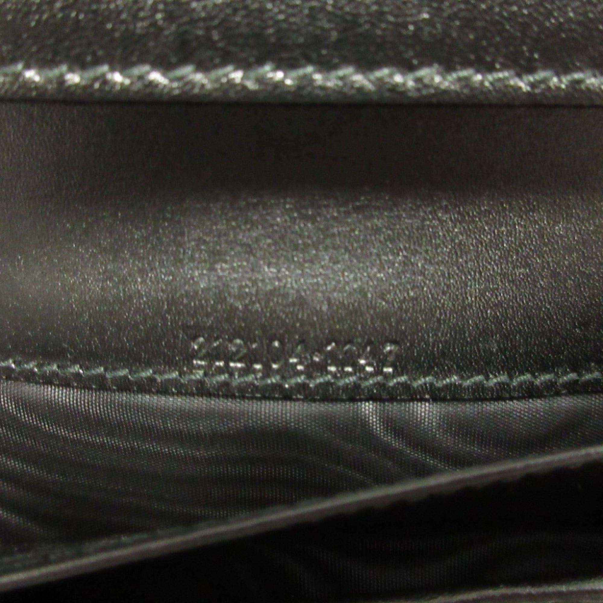 Gucci Black Gg Imprimé Long Wallet (Bi-Fold) (Pre-Owned)
