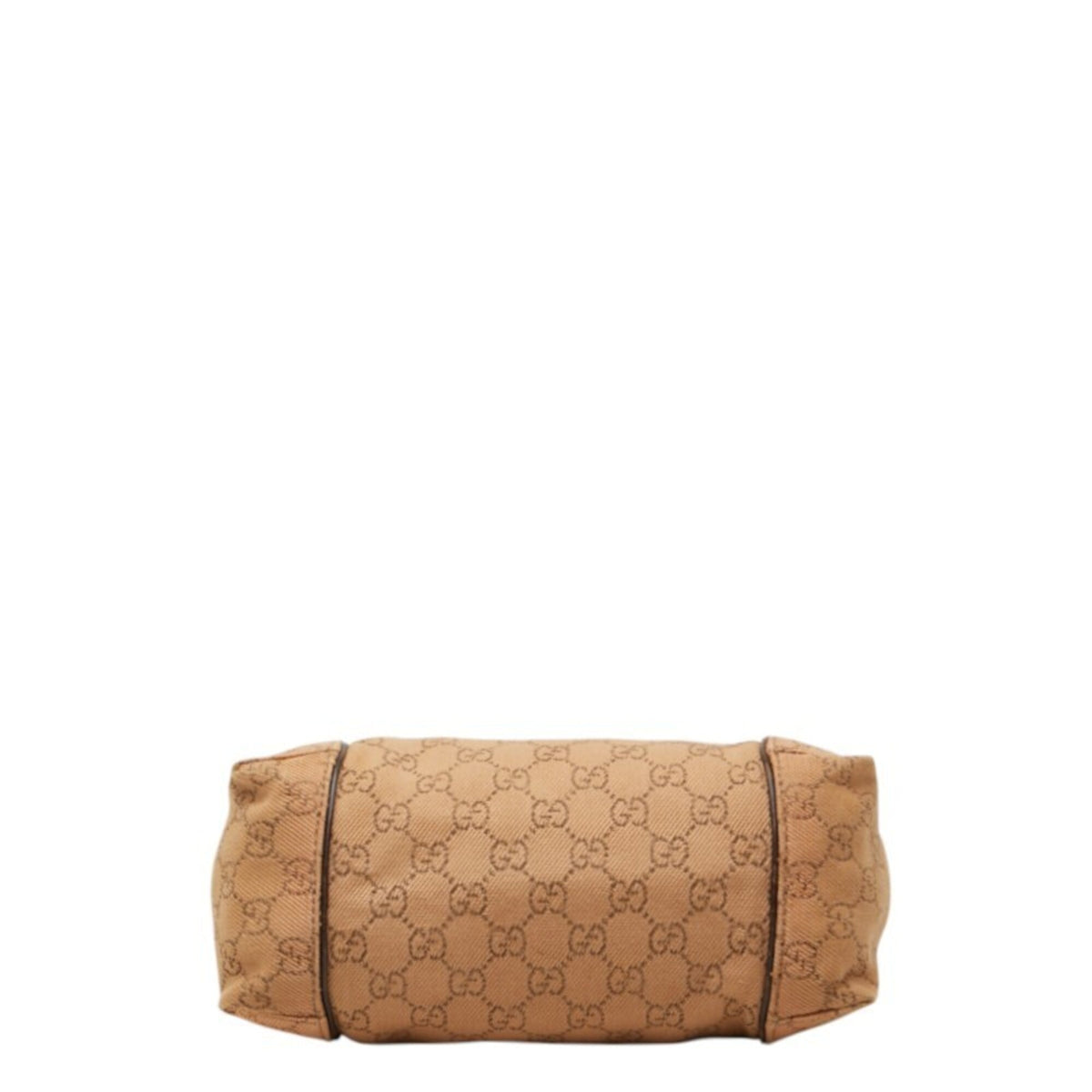 Gucci Brown Canvas Leather Handbag (Pre-Owned)
