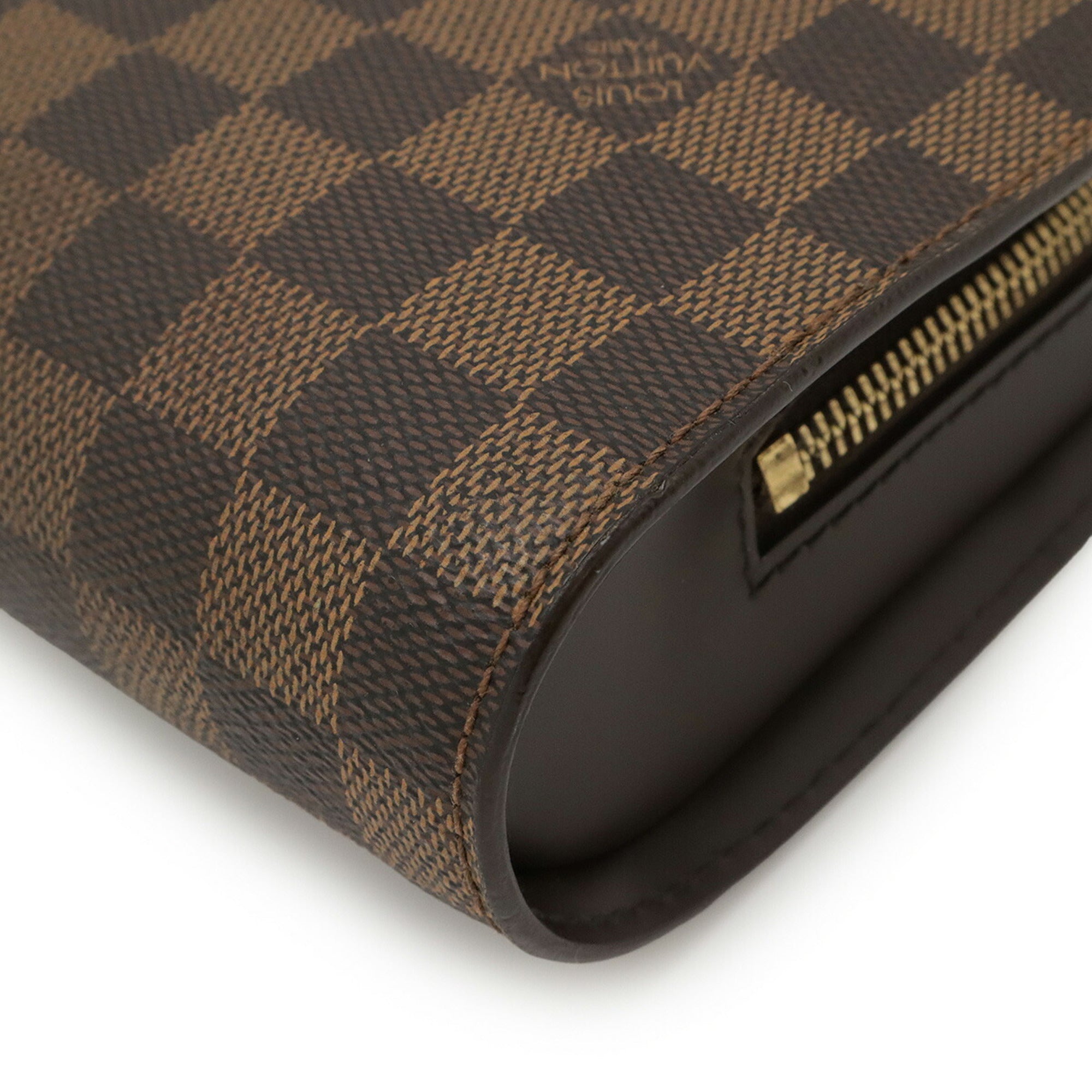 Louis Vuitton Brown Damier Canvas Damier Canvas Clutch Bag Pouch (Pre-Owned)