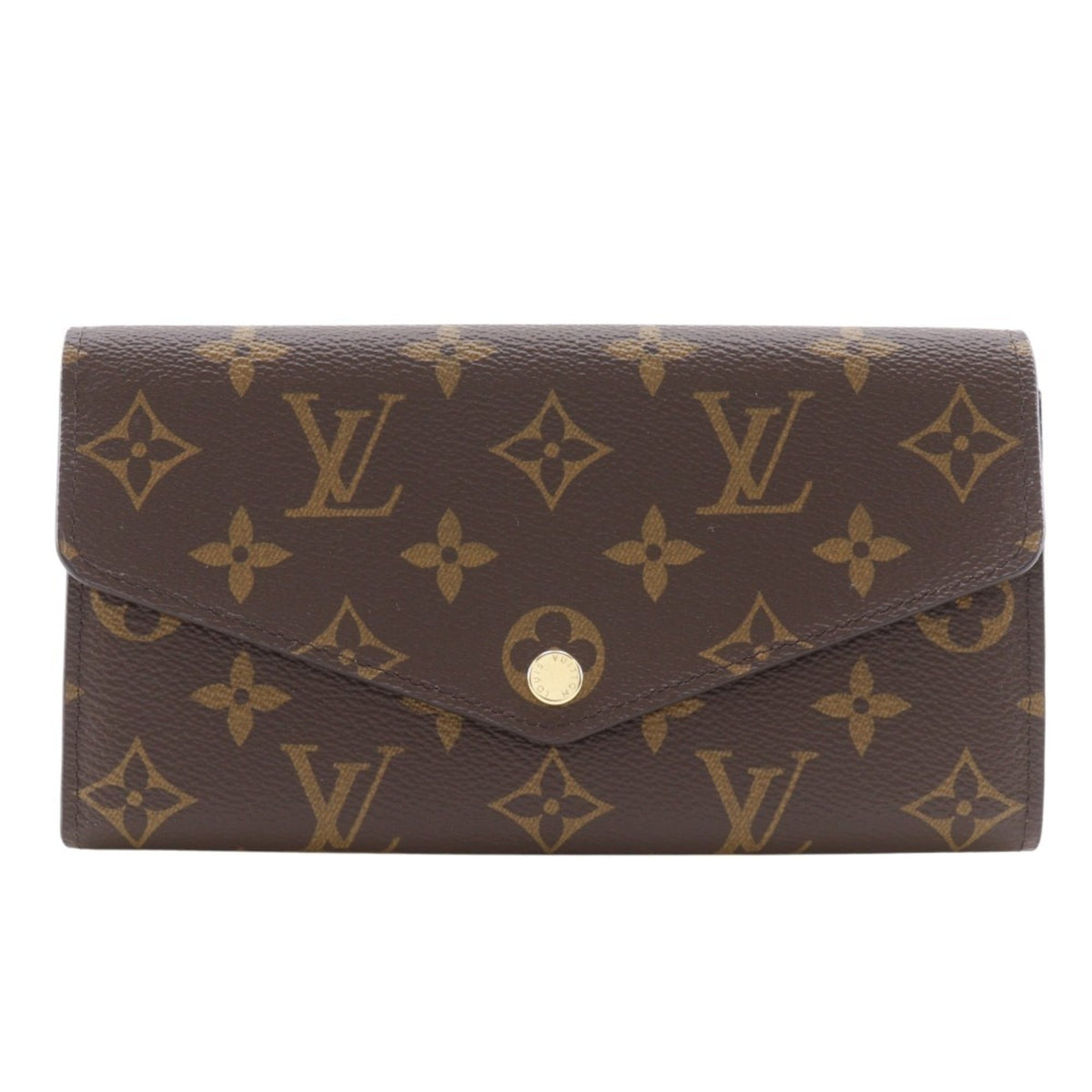 Louis Vuitton Monogram Brown Monogram Monogram Long Wallet (Bi-Fold) (Pre-Owned)
