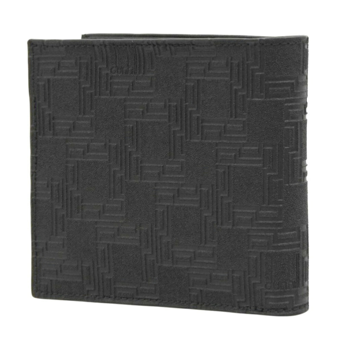Dunhill Black Pvc Leather Wallet (Bi-Fold) (Pre-Owned)