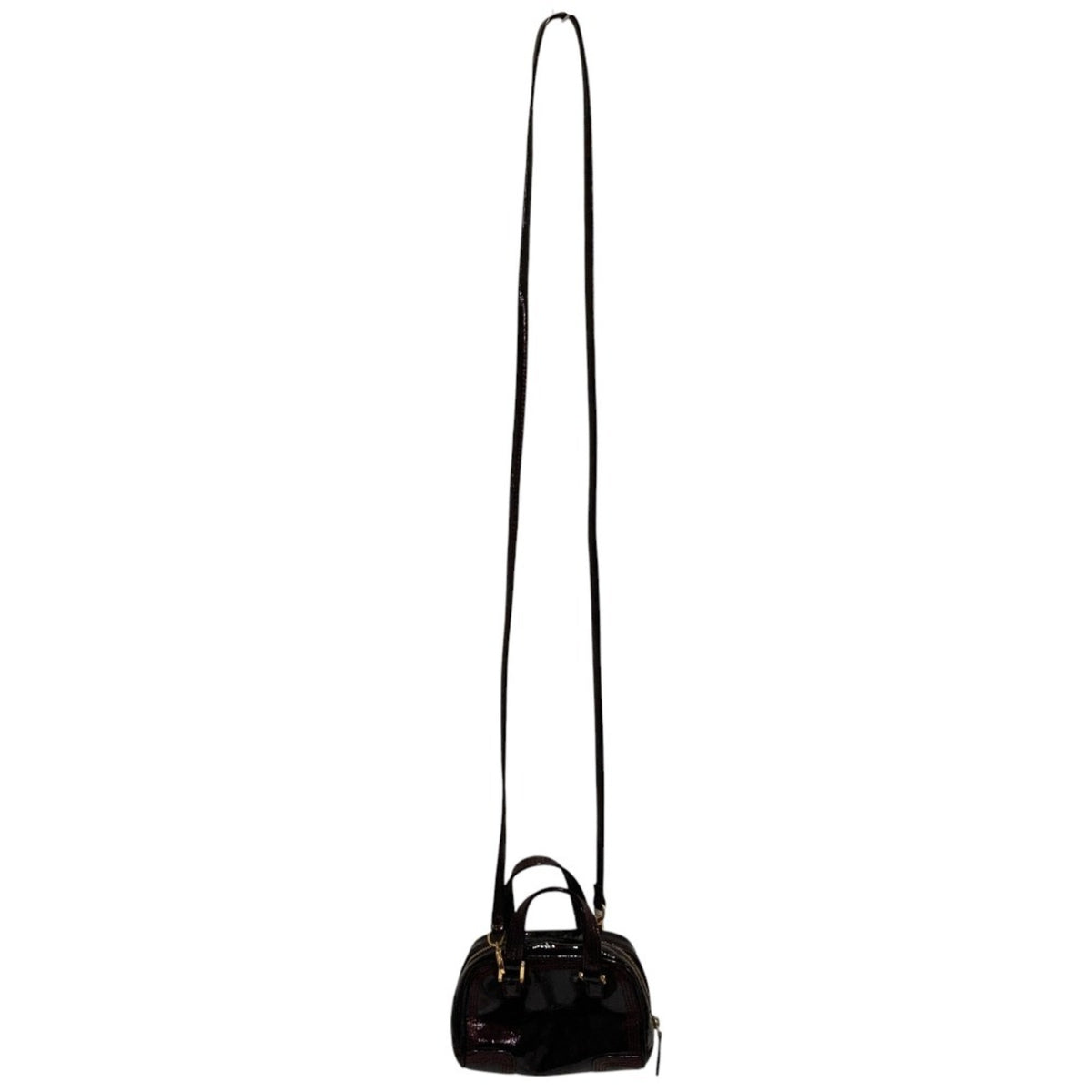 Loewe Burgundy Patent Leather Handbag (Pre-Owned)