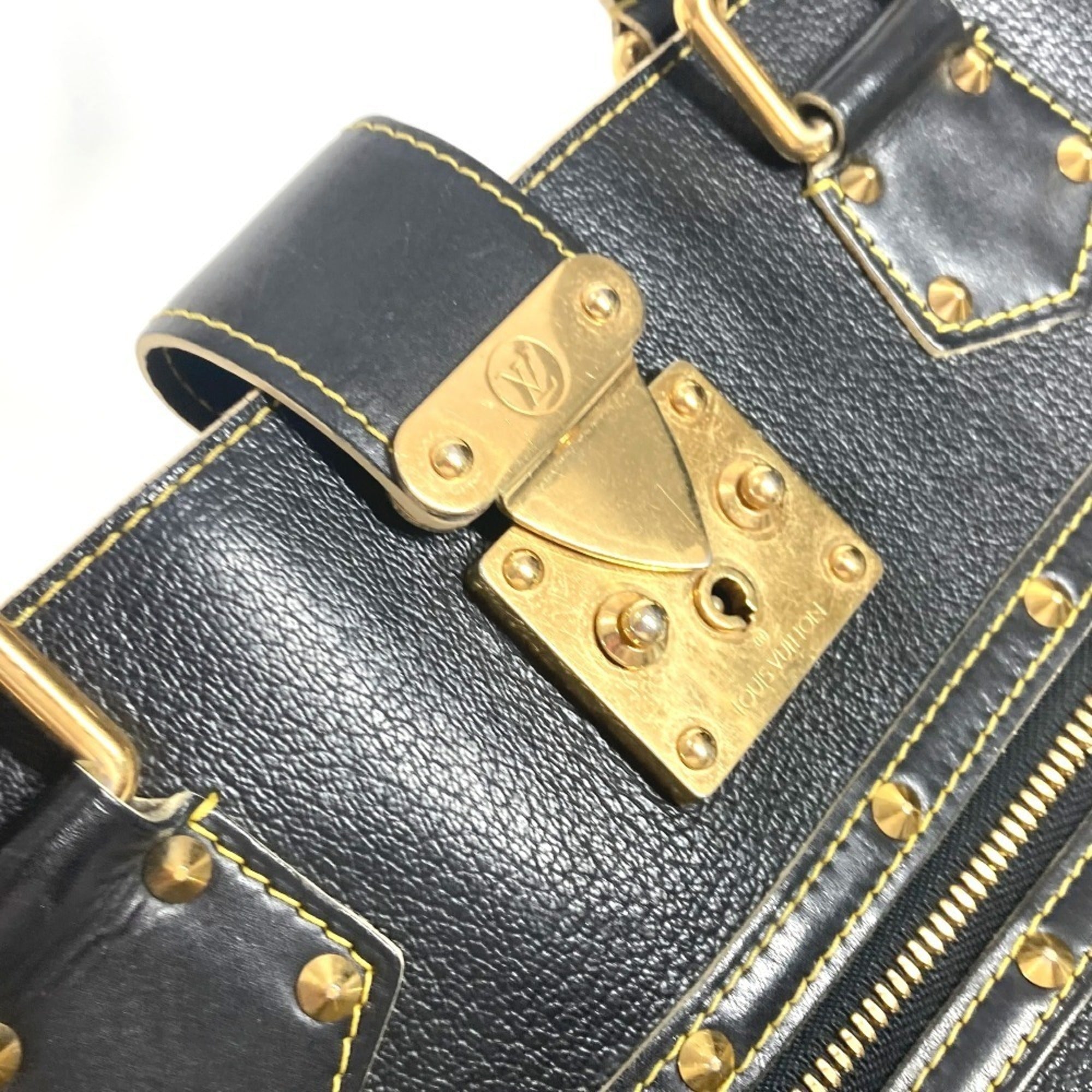 Louis Vuitton Suhali Black Suhali Leather Shoulder Bag Tote Bag (Pre-Owned)