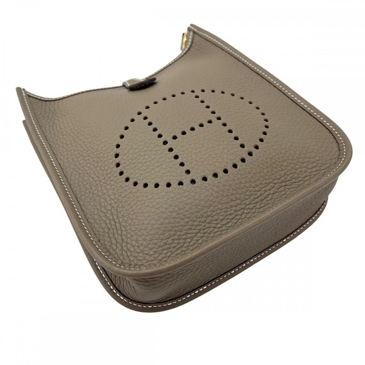 Hermes Beige Leather Shoulder Bag (Pre-Owned)