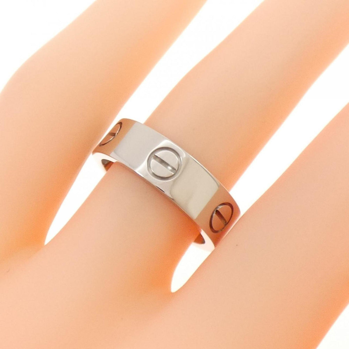 Cartier White Gold White Gold (18K) Band Ring (Pre-Owned)