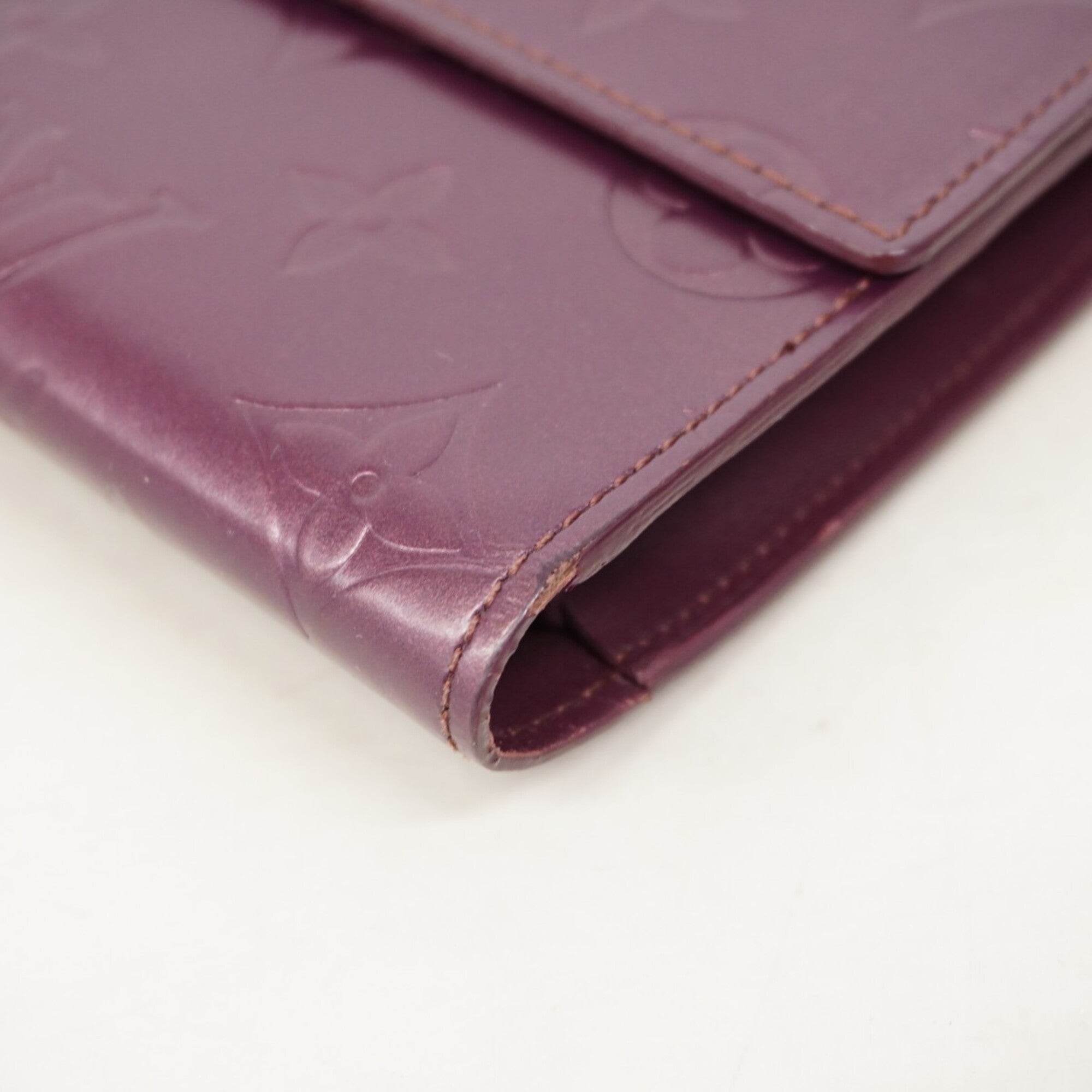 Louis Vuitton Violet Long Wallet (Tri-Fold) (Pre-Owned)