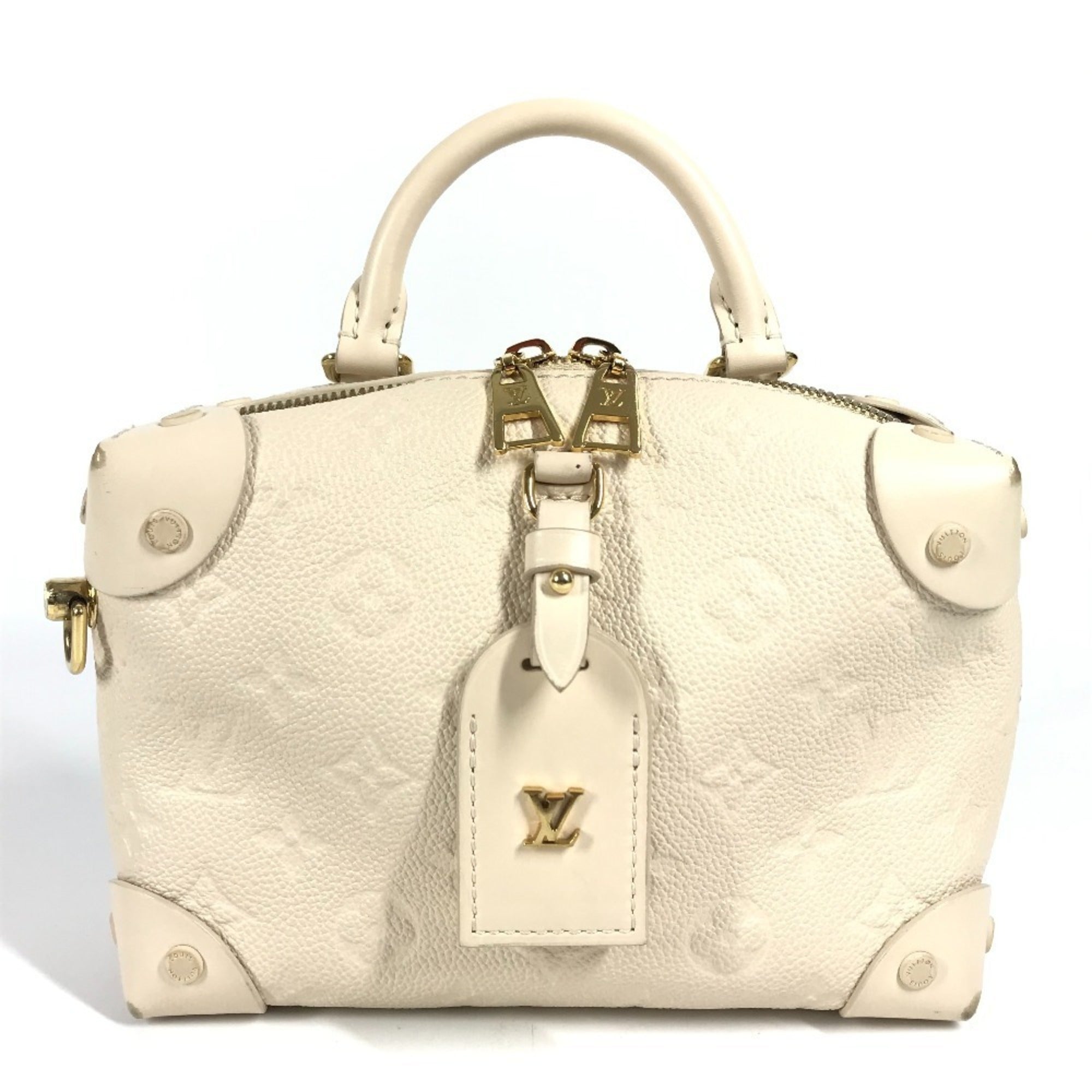 Louis Vuitton White Monogram Empreinte Handbag (Pre-Owned)