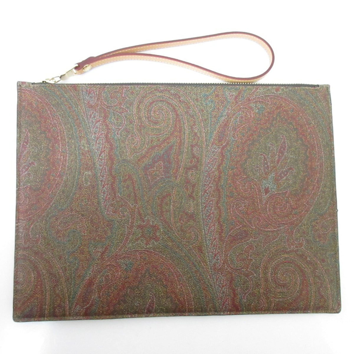 Etro Brown Clutch Bag (Pre-Owned)