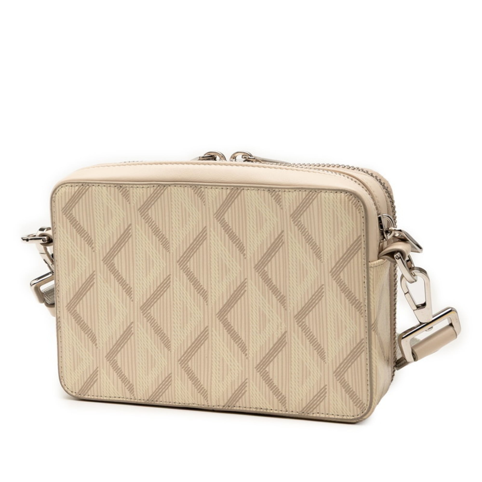 Christian Dior Beige Pvc Leather Shoulder Bag (Pre-Owned)