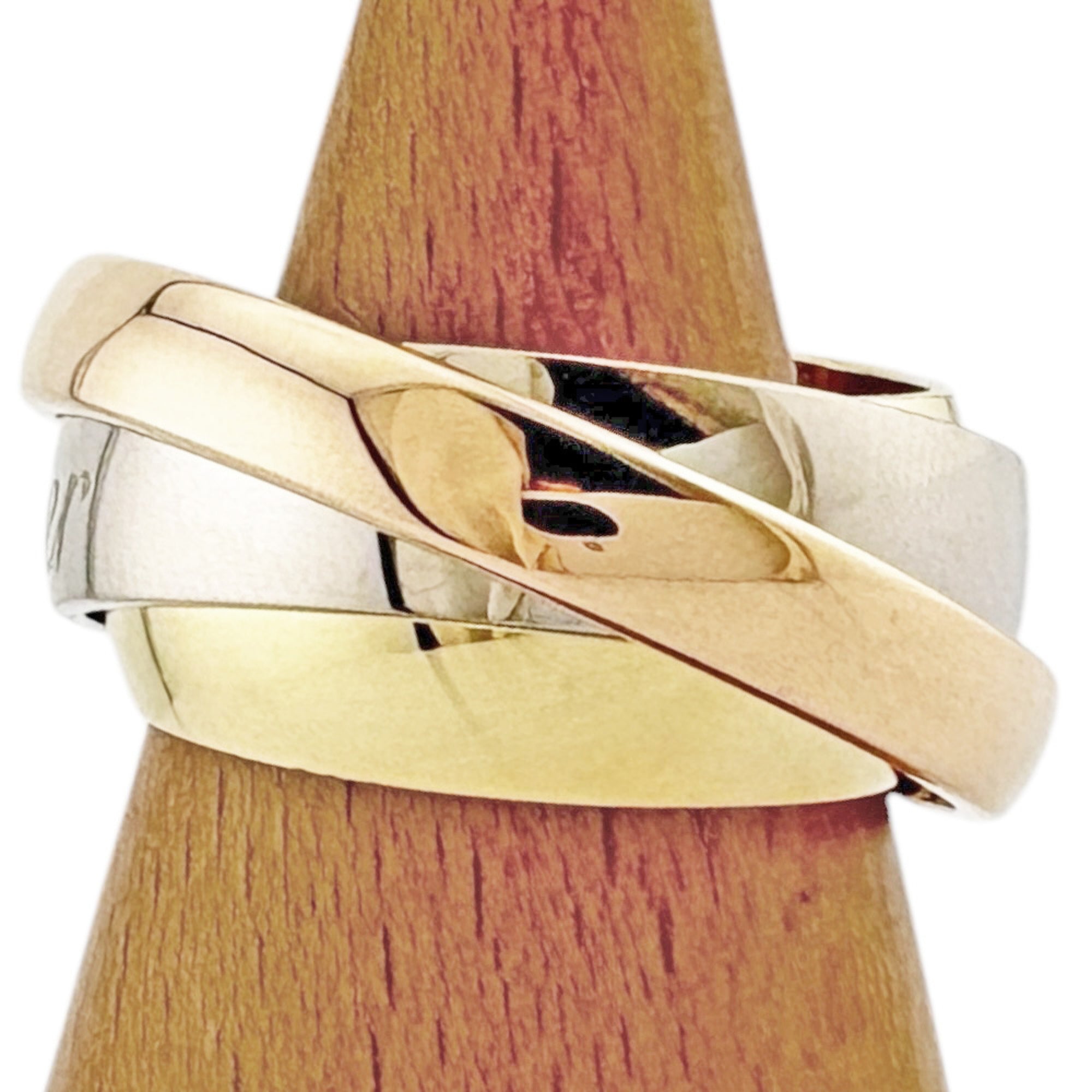 Cartier Yellow Gold (18K) Pink Gold (18K) White Gold (18K) Band Ring (Pre-Owned)