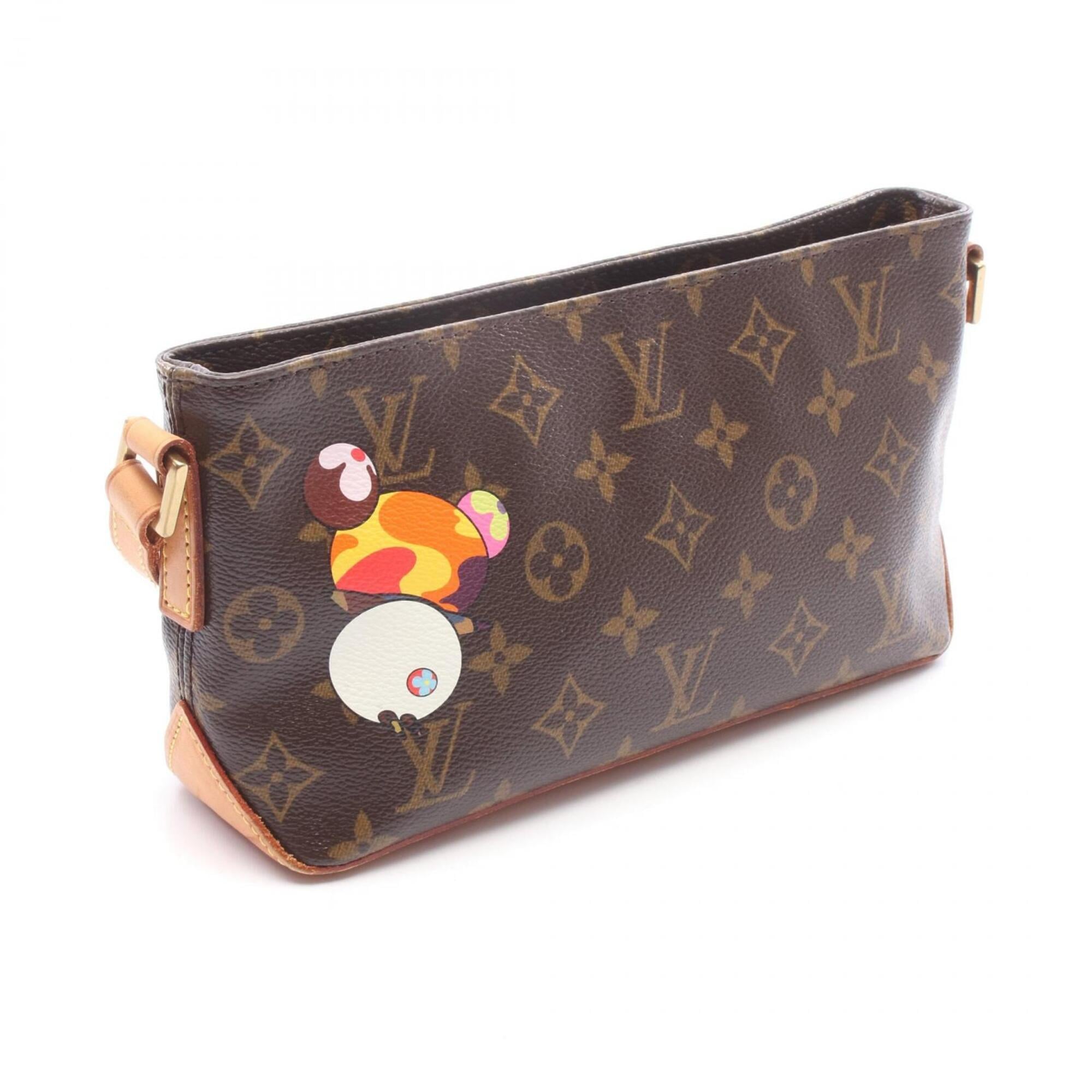 Louis Vuitton Brown Multi-Color Coated Canvas Pvc Monogram Leather Handbag Shoulder Bag (Pre-Owned)