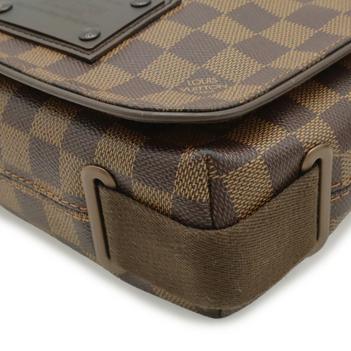Louis Vuitton Brown Damier Canvas Pvc Coated Canvas Damier Canvas Shoulder Bag (Pre-Owned)