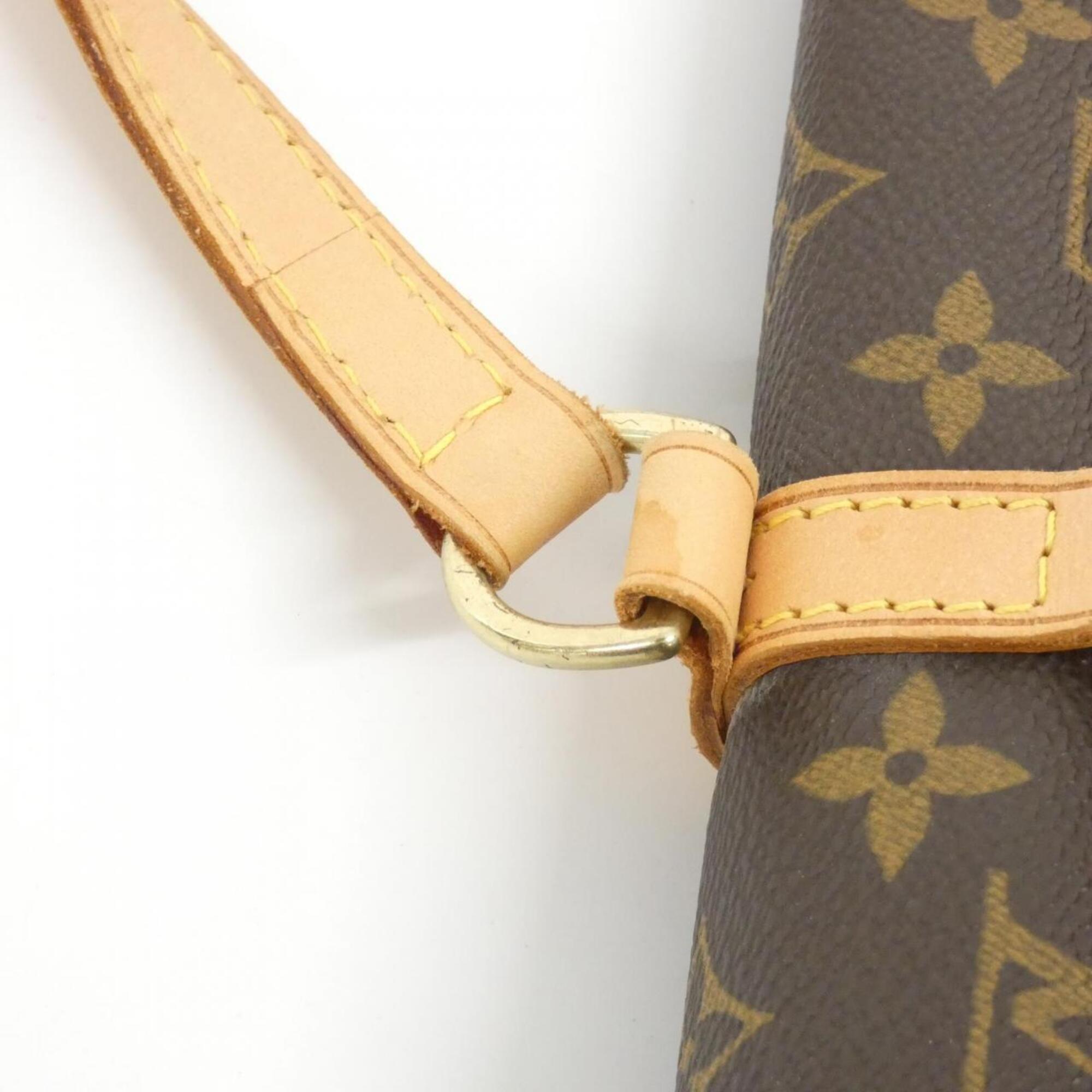 Louis Vuitton Monogram Marron Coated Canvas Backpack (Pre-Owned)