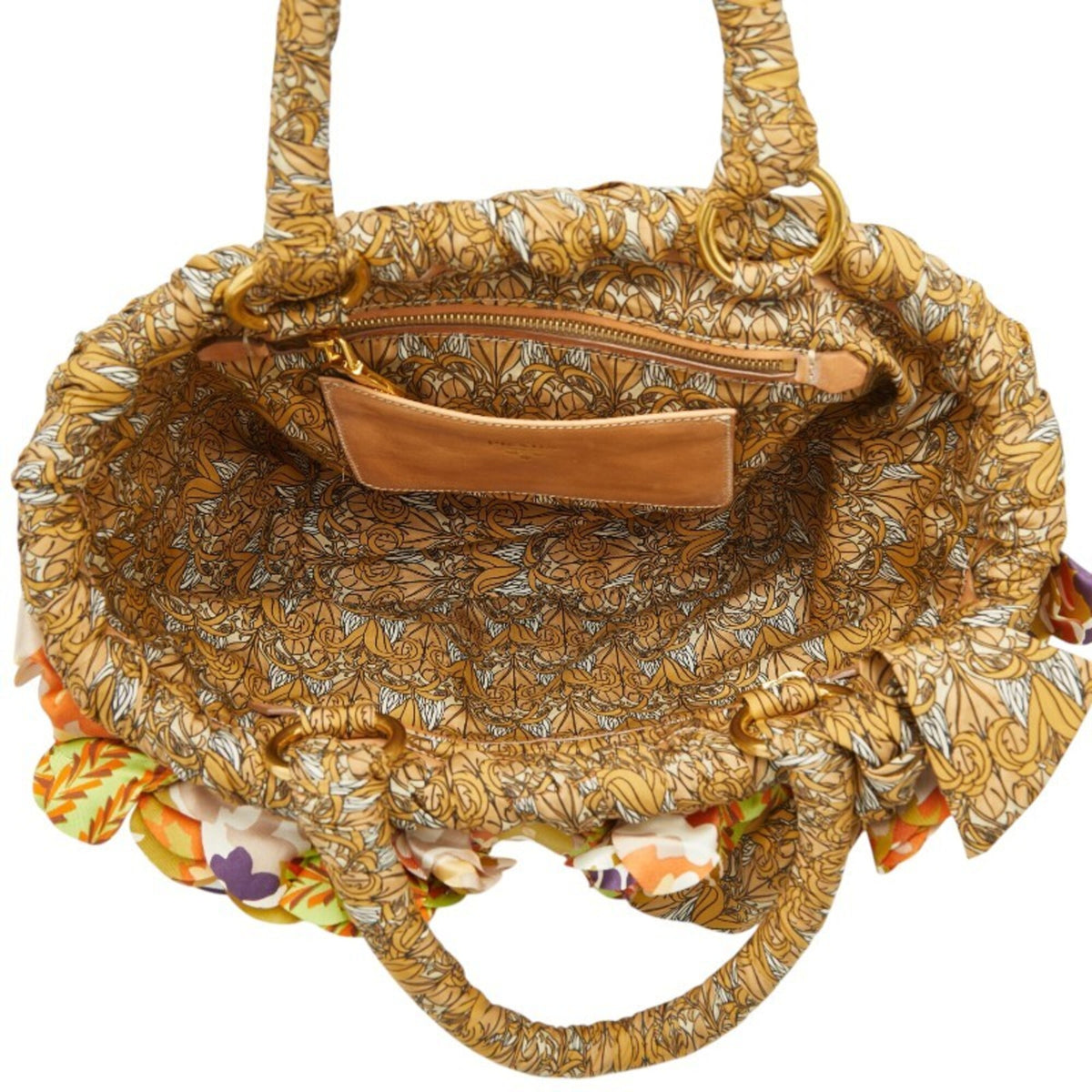 Prada Multi-Color Raffia Handbag (Pre-Owned)