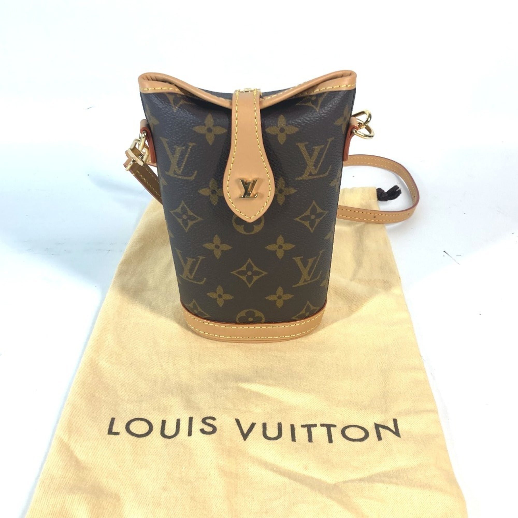 Louis Vuitton Brown Monogram Pochette Shoulder Bag (Pre-Owned)