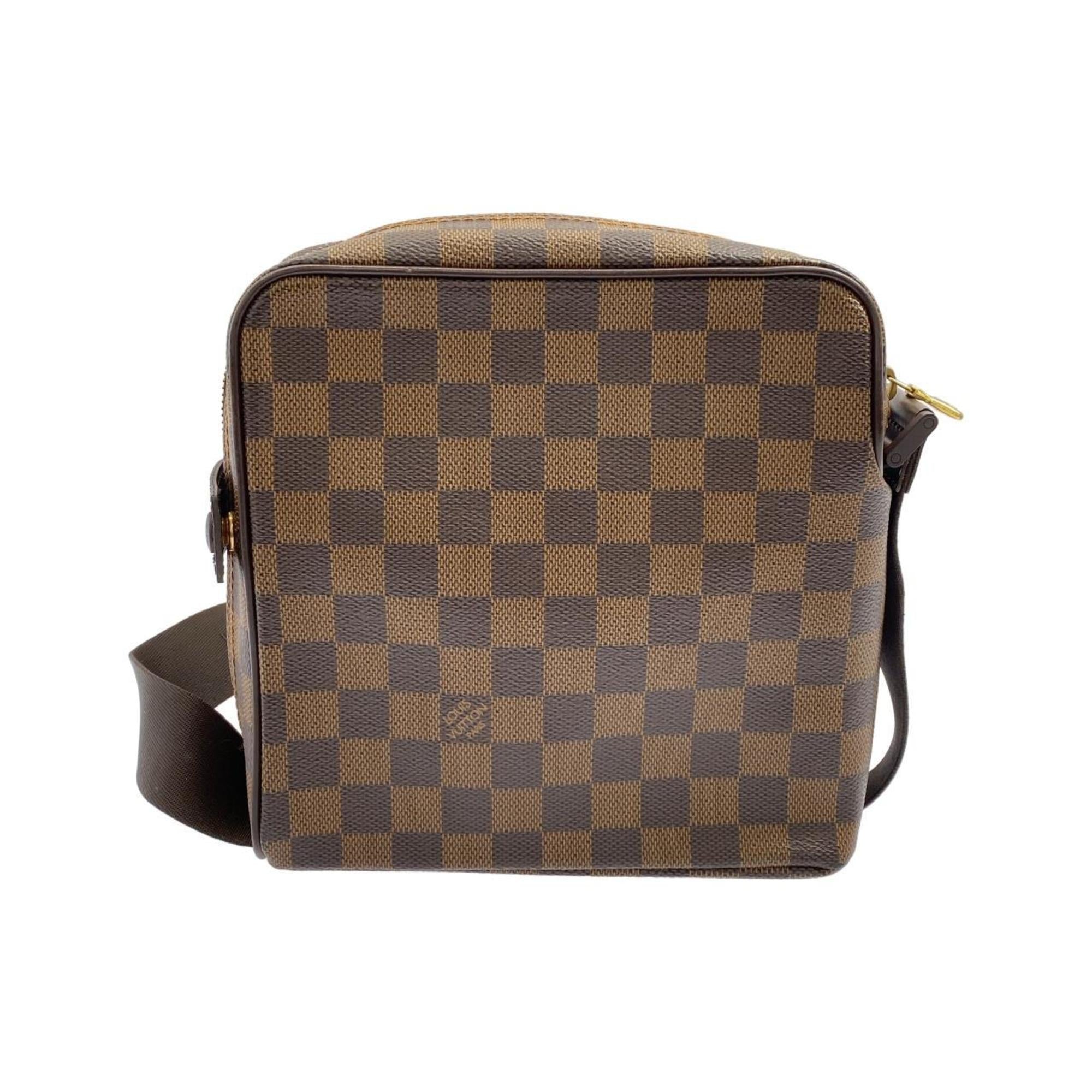 Louis Vuitton Brown Coated Canvas Shoulder Bag (Pre-Owned)